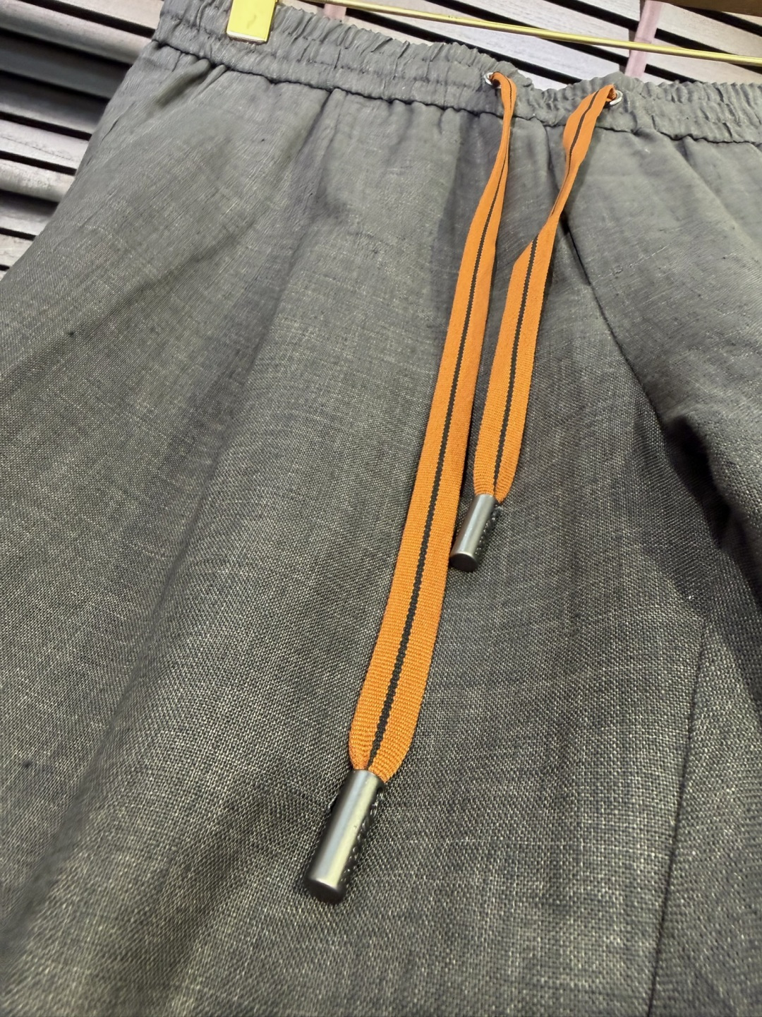 Zegn&杰尼🦷2026SS新款休闲运动裤，客供进口高密度100%雨露麻面料，吸汗速干抗皱，特殊共工艺制