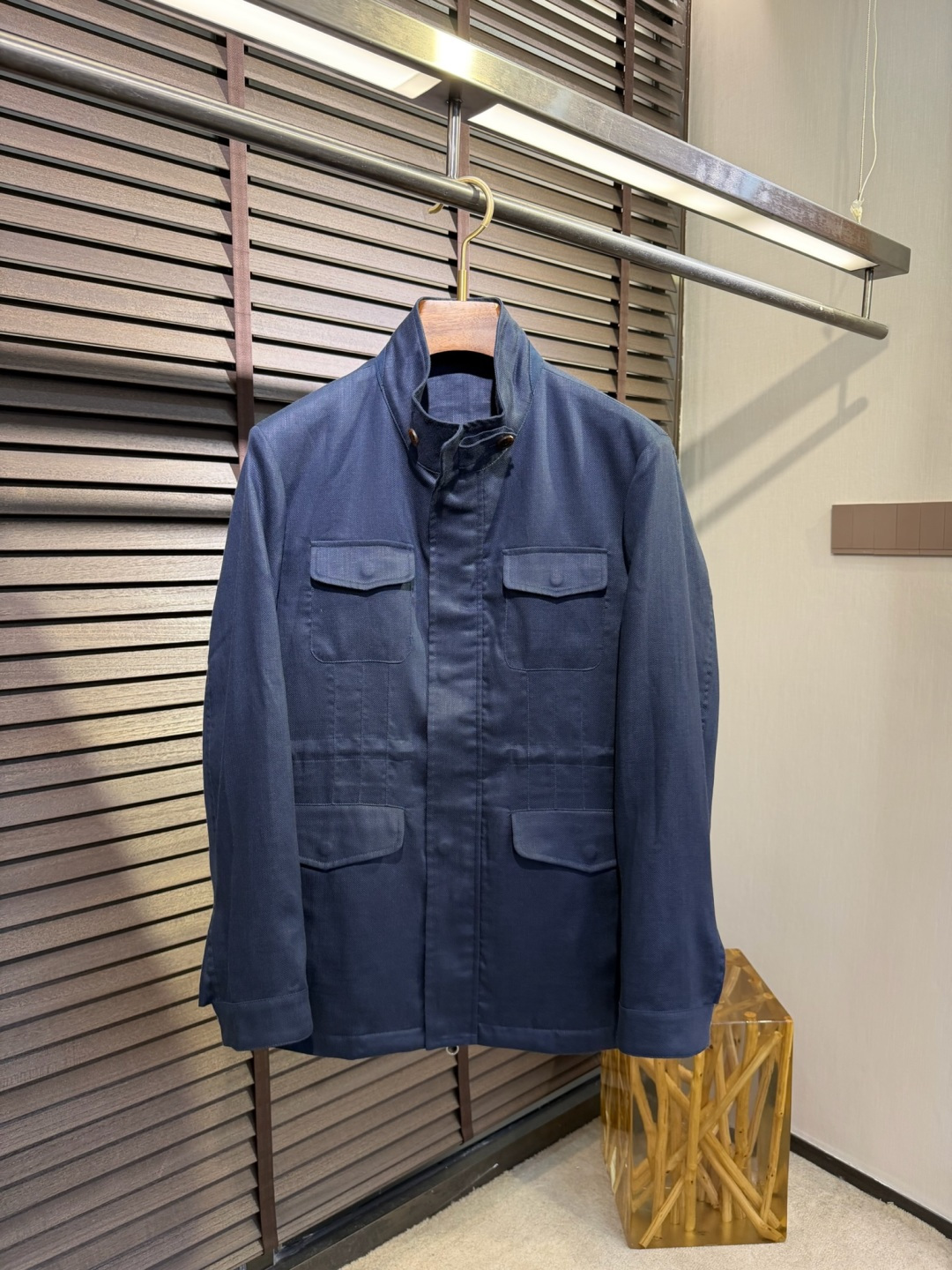 Loro Pian&Loro piana&诺悠翩雅2026SS新款猎装夹克外套。柜子在售爆款。采用高支数