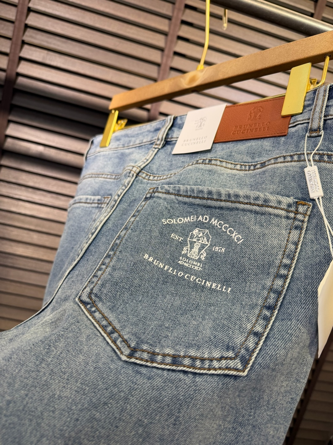 Brounello Cucinell&BC&库奇勒🎁2026SS新款牛仔裤。柜子最新款。采用定制土耳其进