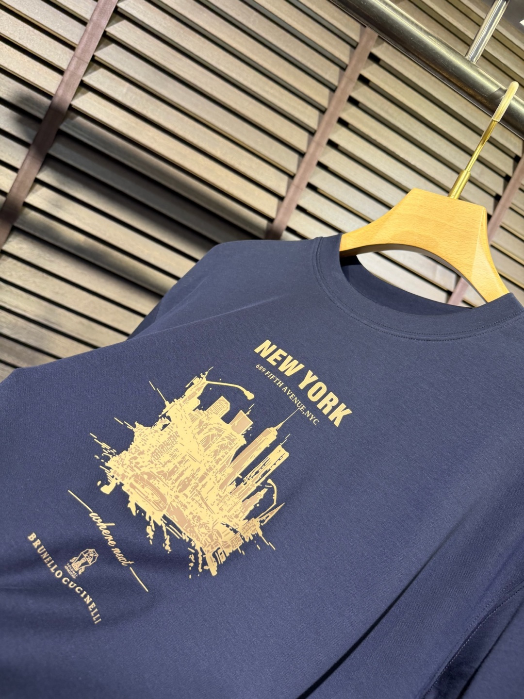 Brounello Cucinell&bc&库奇勒🎁2026SS新款圆领短袖T。采用定制高支数有机棉➕氨