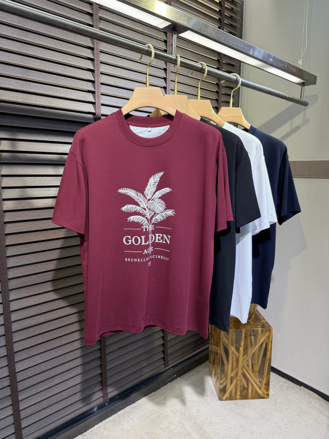 Brounello Cucinell&bc&库奇勒🎁2026SS新款圆领短袖T。采用定制高支数有机棉➕氨