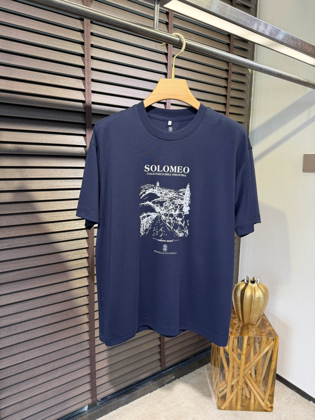 Brounello Cucinell&bc&库奇勒🎁2026SS新款圆领短袖T。采用定制高支数有机棉➕氨