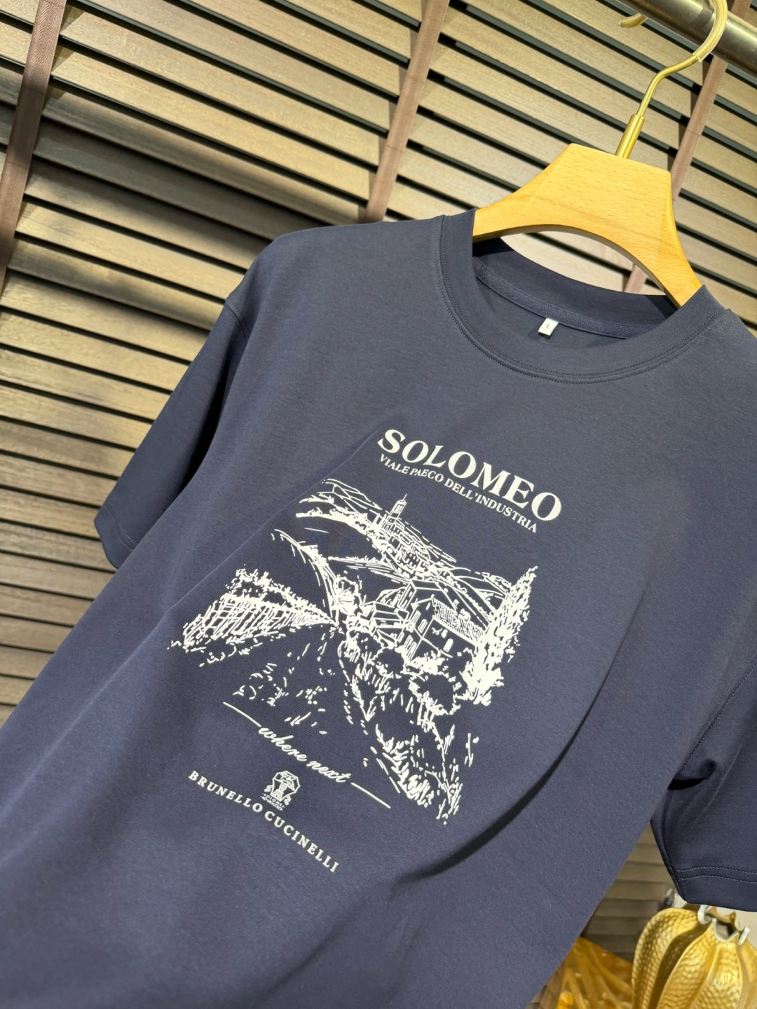 Brounello Cucinell&bc&库奇勒🎁2026SS新款圆领短袖T。采用定制高支数有机棉➕氨