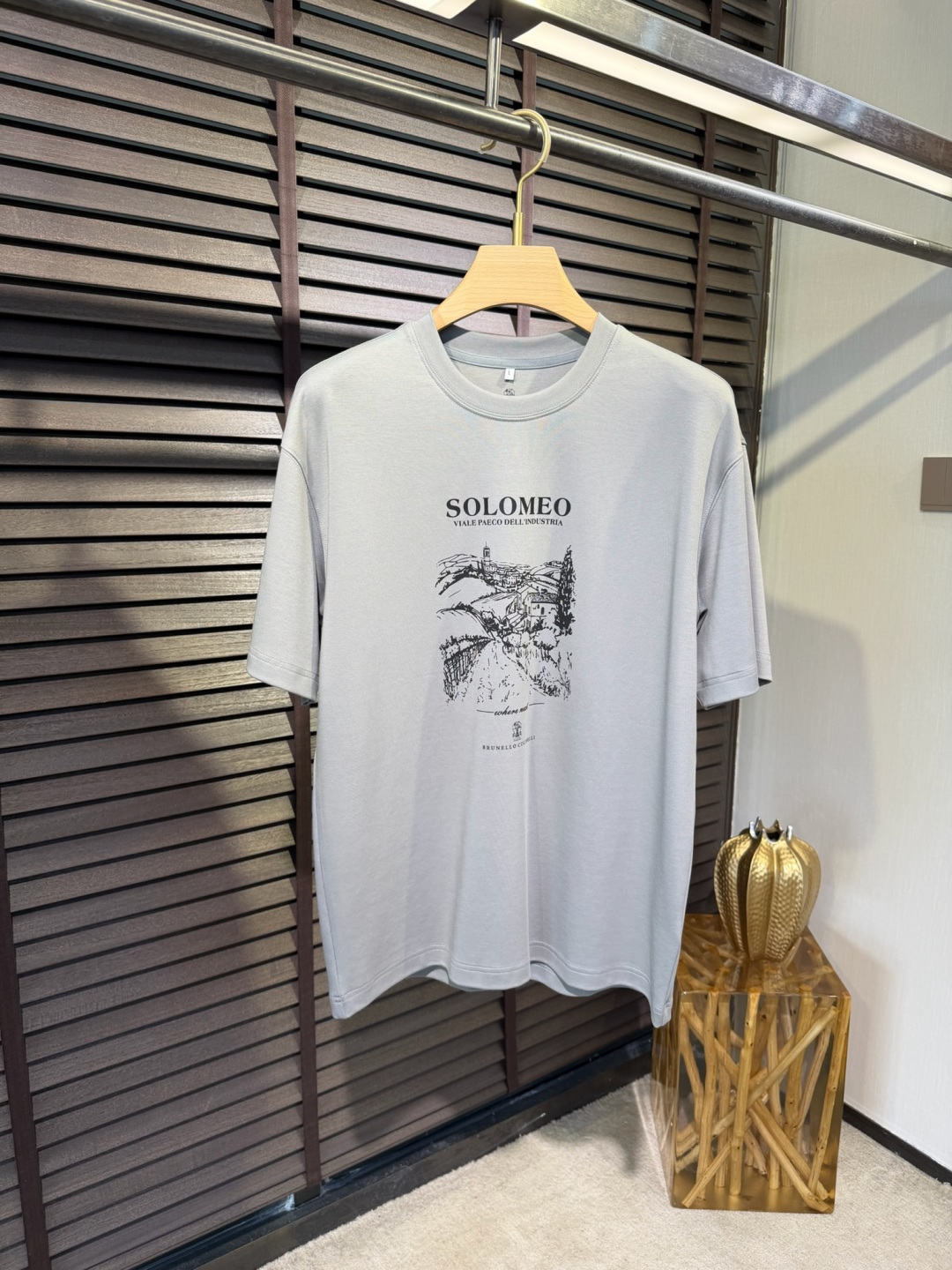 Brounello Cucinell&bc&库奇勒🎁2026SS新款圆领短袖T。采用定制高支数有机棉➕氨