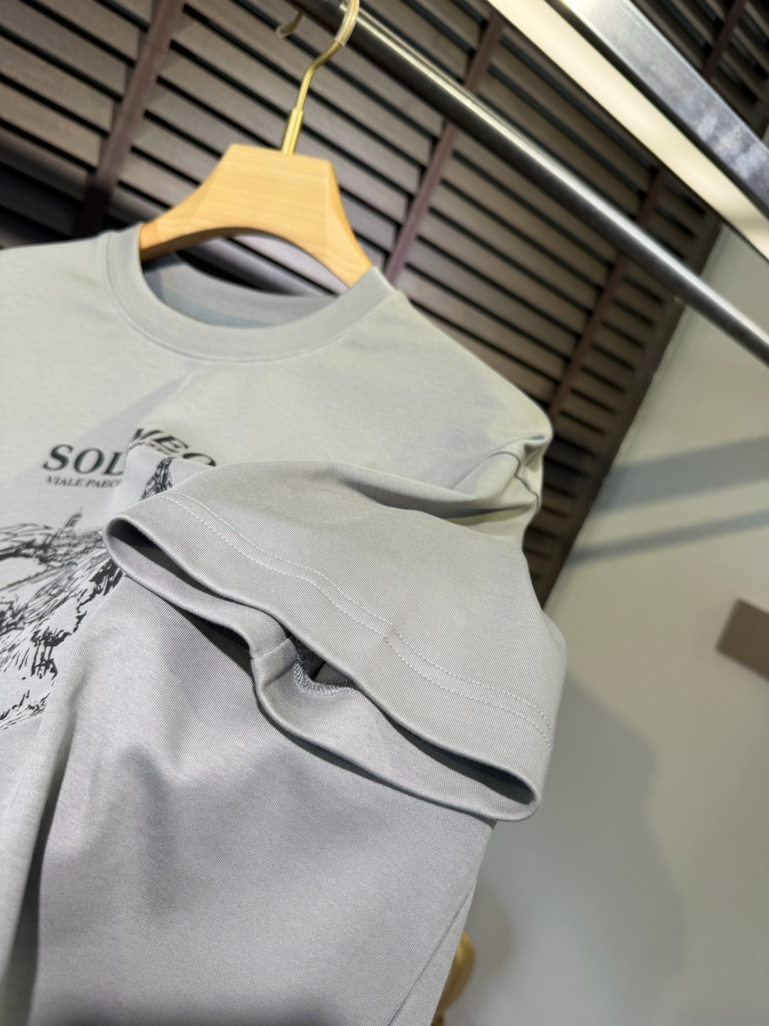 Brounello Cucinell&bc&库奇勒🎁2026SS新款圆领短袖T。采用定制高支数有机棉➕氨