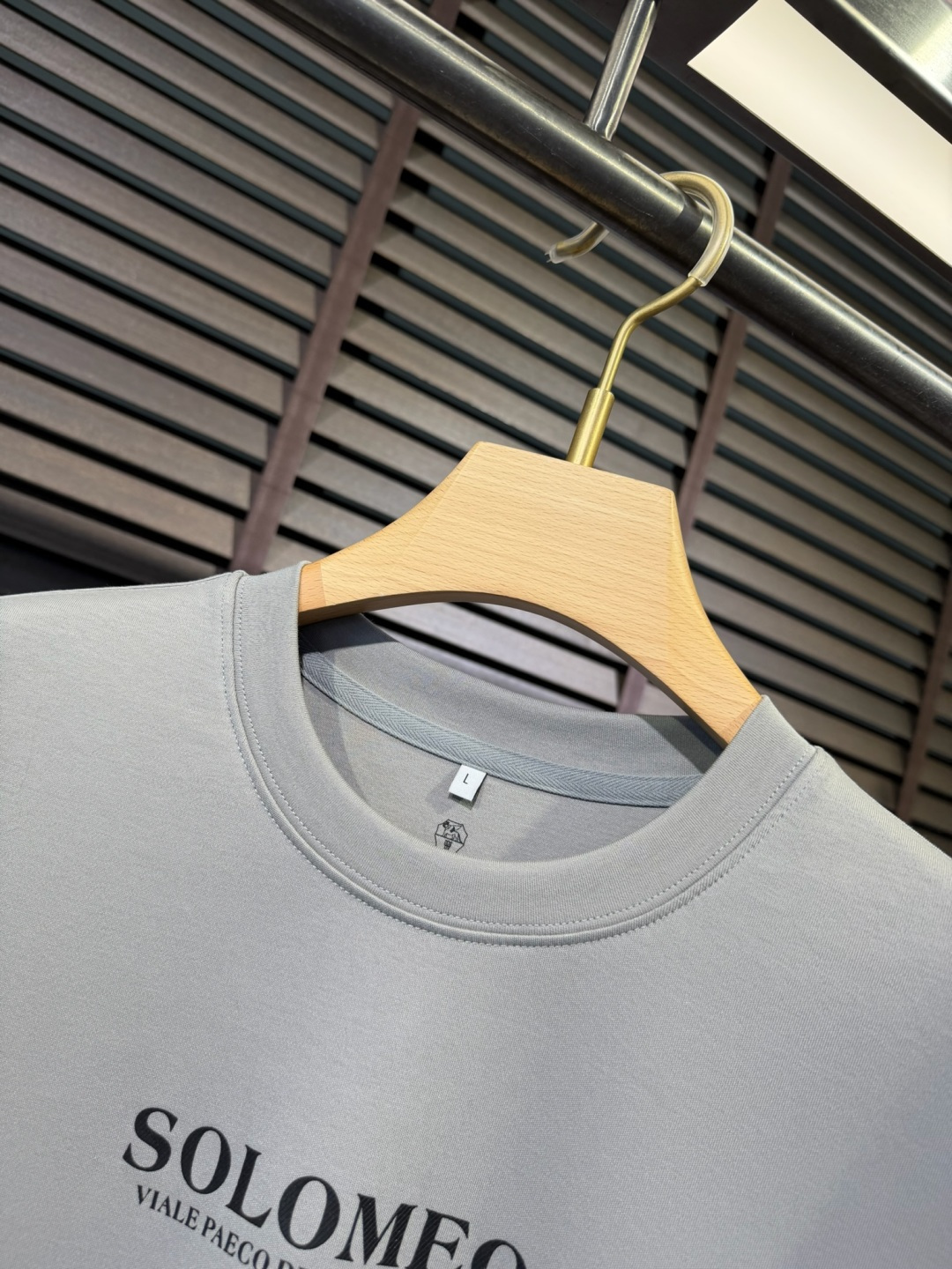 Brounello Cucinell&bc&库奇勒🎁2026SS新款圆领短袖T。采用定制高支数有机棉➕氨
