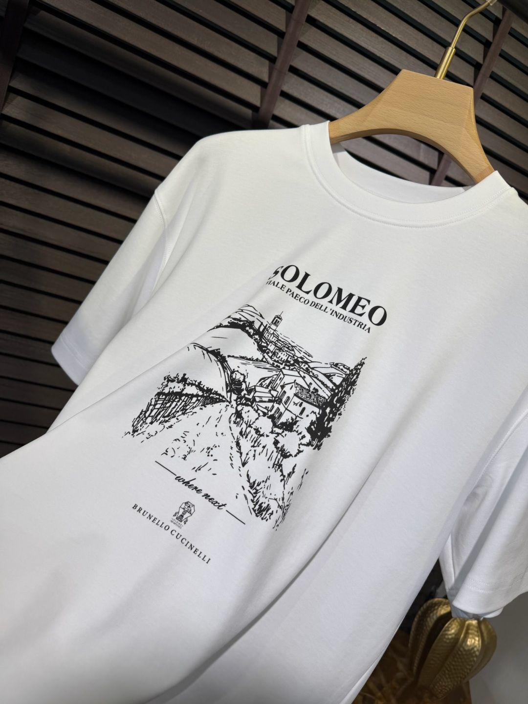 Brounello Cucinell&bc&库奇勒🎁2026SS新款圆领短袖T。采用定制高支数有机棉➕氨