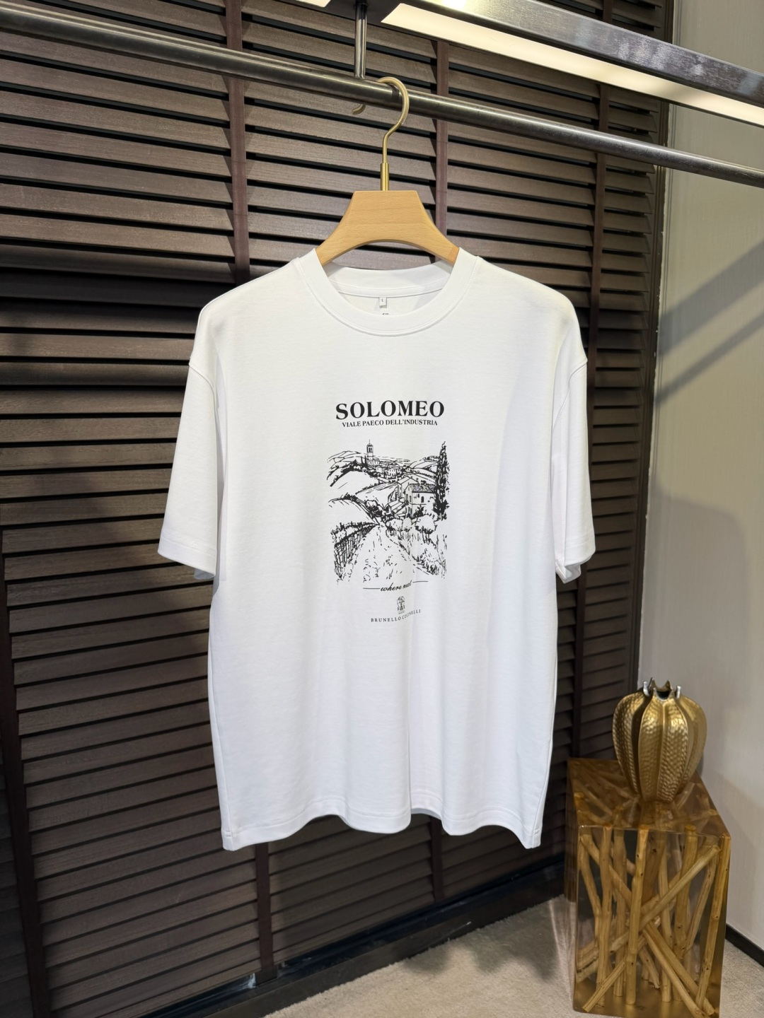 Brounello Cucinell&bc&库奇勒🎁2026SS新款圆领短袖T。采用定制高支数有机棉➕氨