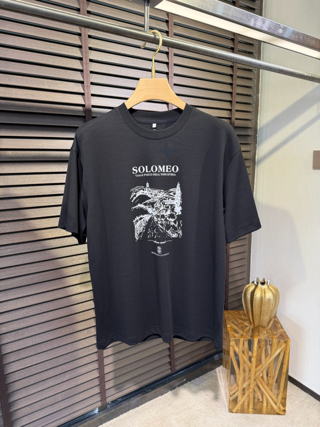 Brounello Cucinell&bc&库奇勒🎁2026SS新款圆领短袖T。采用定制高支数有机棉➕氨