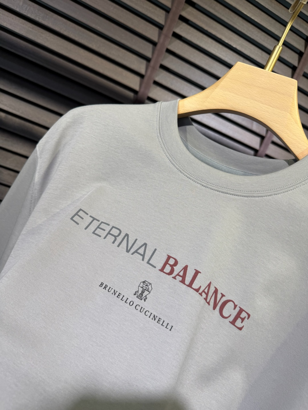 Brounello Cucinell&bc&库奇勒🎁2026SS新款圆领短袖T。采用定制高支数有机棉➕氨