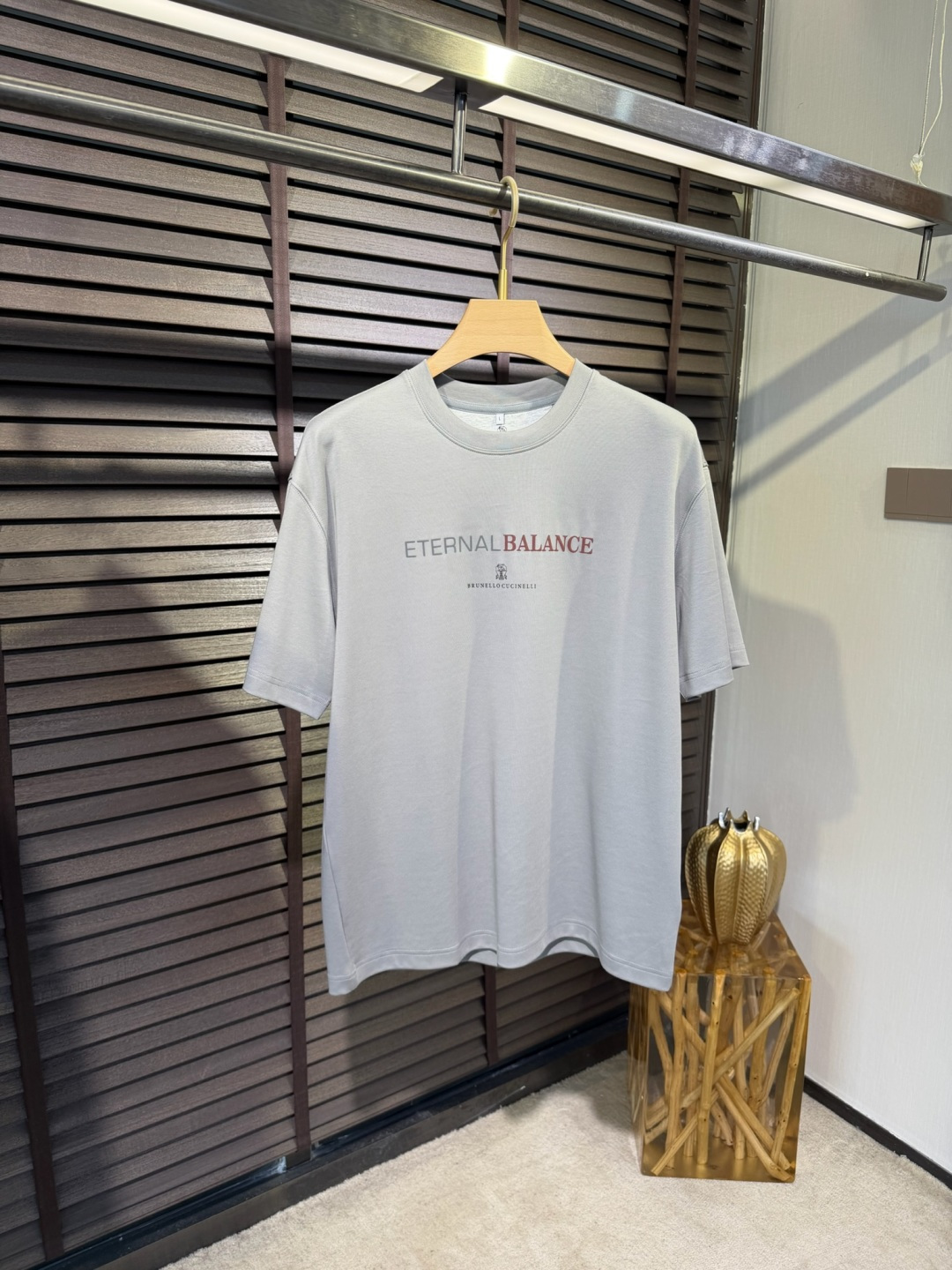 Brounello Cucinell&bc&库奇勒🎁2026SS新款圆领短袖T。采用定制高支数有机棉➕氨
