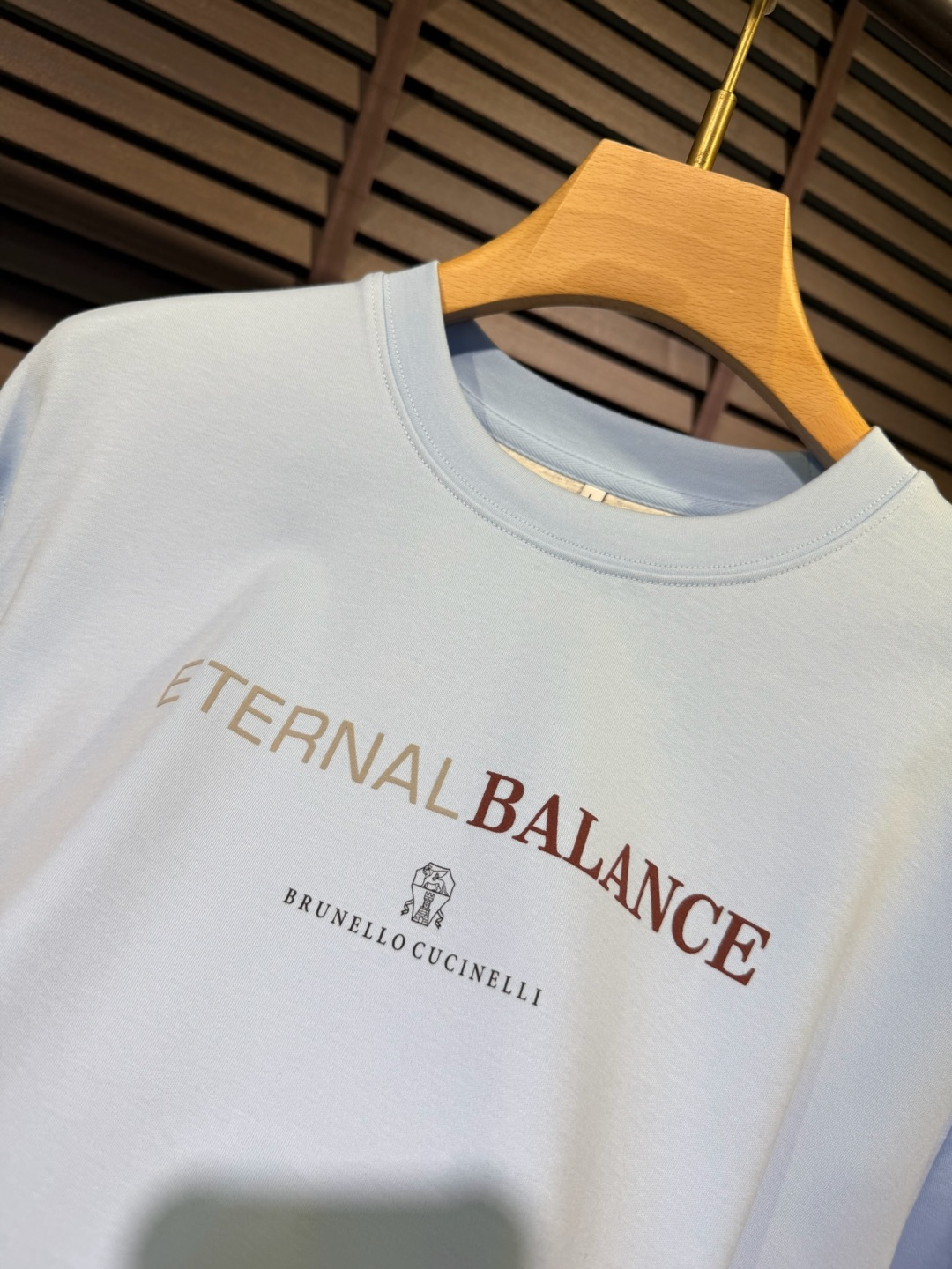 Brounello Cucinell&bc&库奇勒🎁2026SS新款圆领短袖T。采用定制高支数有机棉➕氨