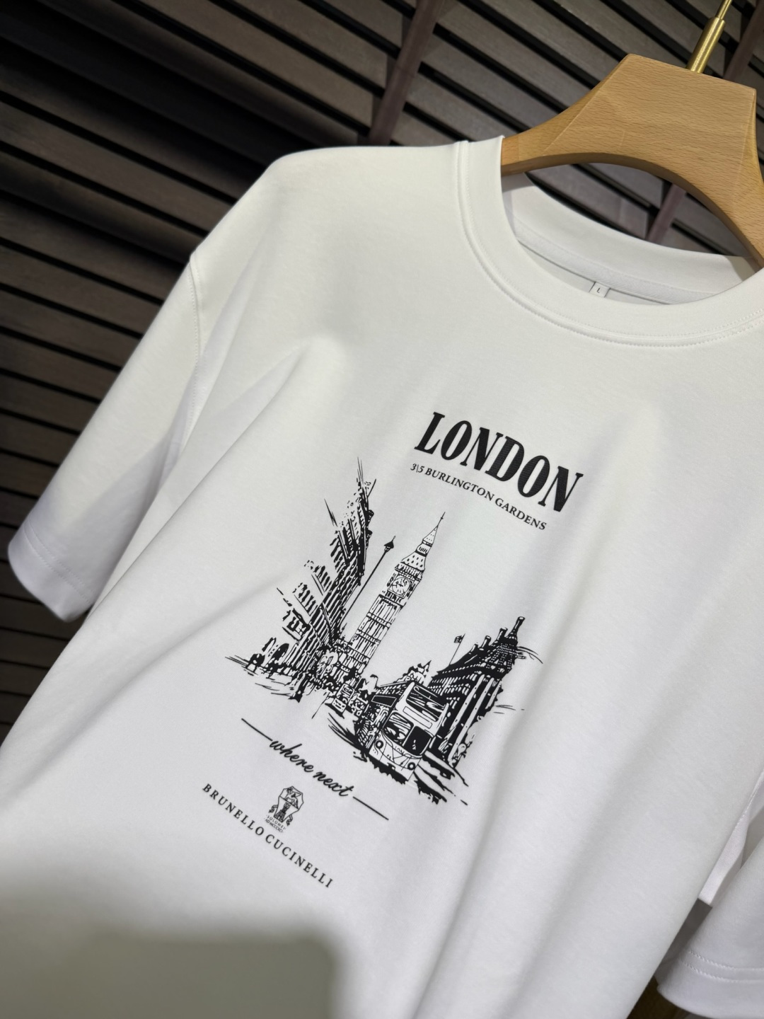 Brounello Cucinell&bc&库奇勒🎁2026SS新款圆领短袖T。采用定制高支数有机棉➕氨
