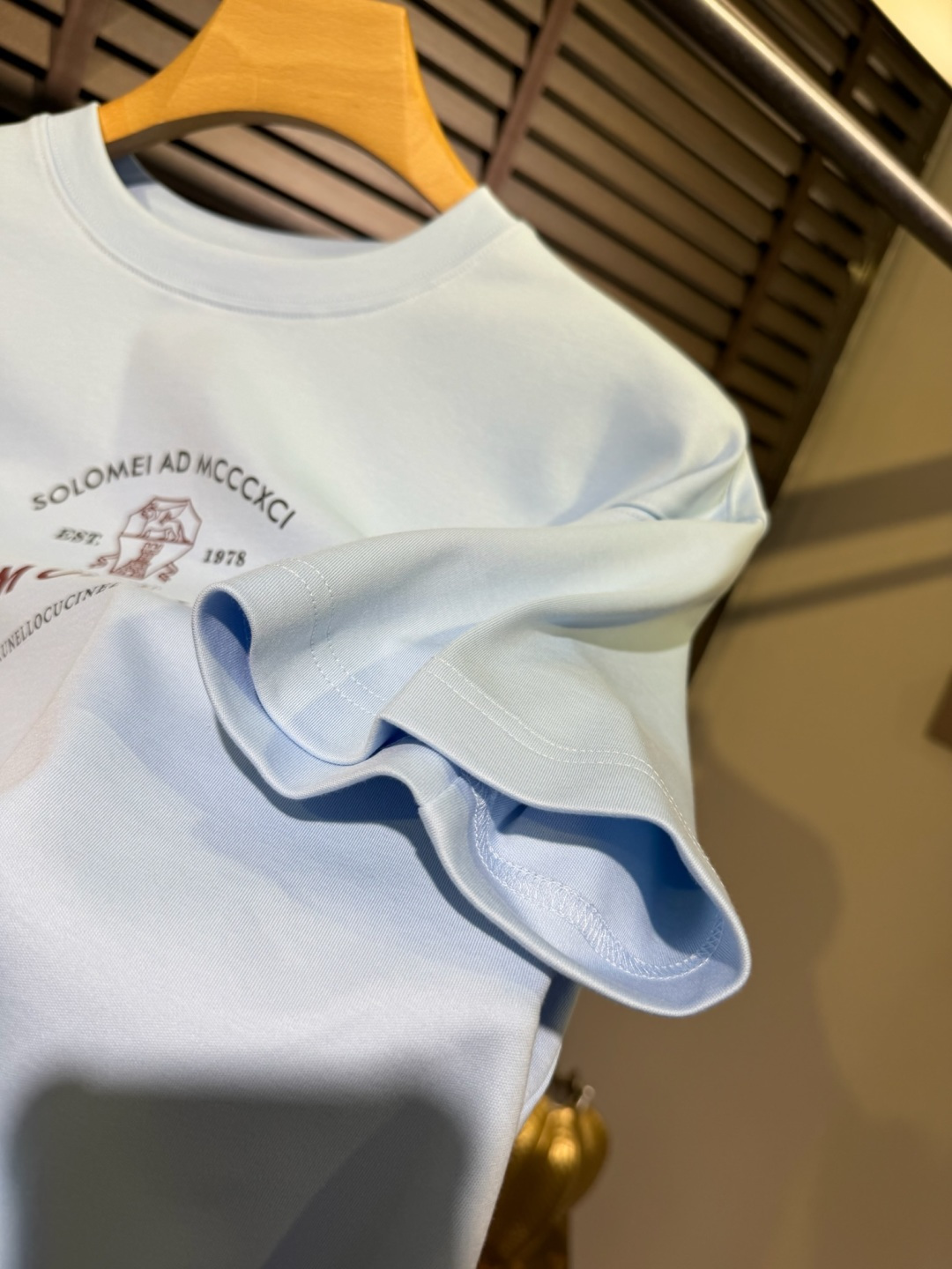 Brounello Cucinell&bc&库奇勒🎁2026SS新款圆领短袖T。采用定制高支数有机棉➕氨