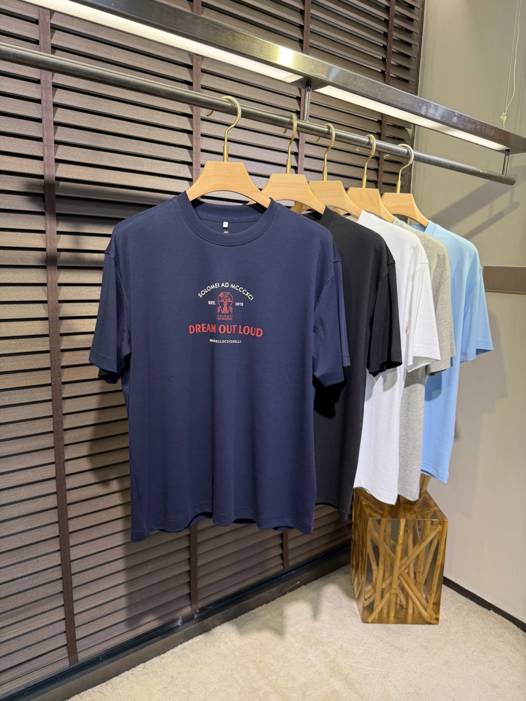 Brounello Cucinell&bc&库奇勒🎁2026SS新款圆领短袖T。采用定制高支数有机棉➕氨