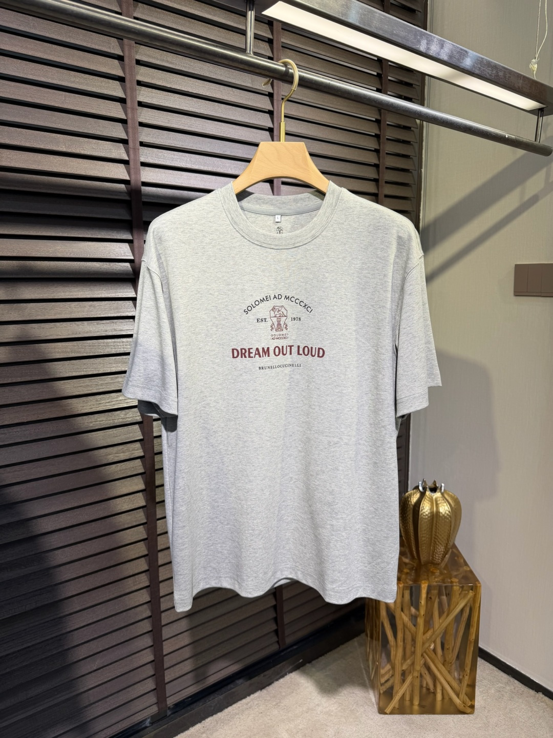 Brounello Cucinell&bc&库奇勒🎁2026SS新款圆领短袖T。采用定制高支数有机棉➕氨
