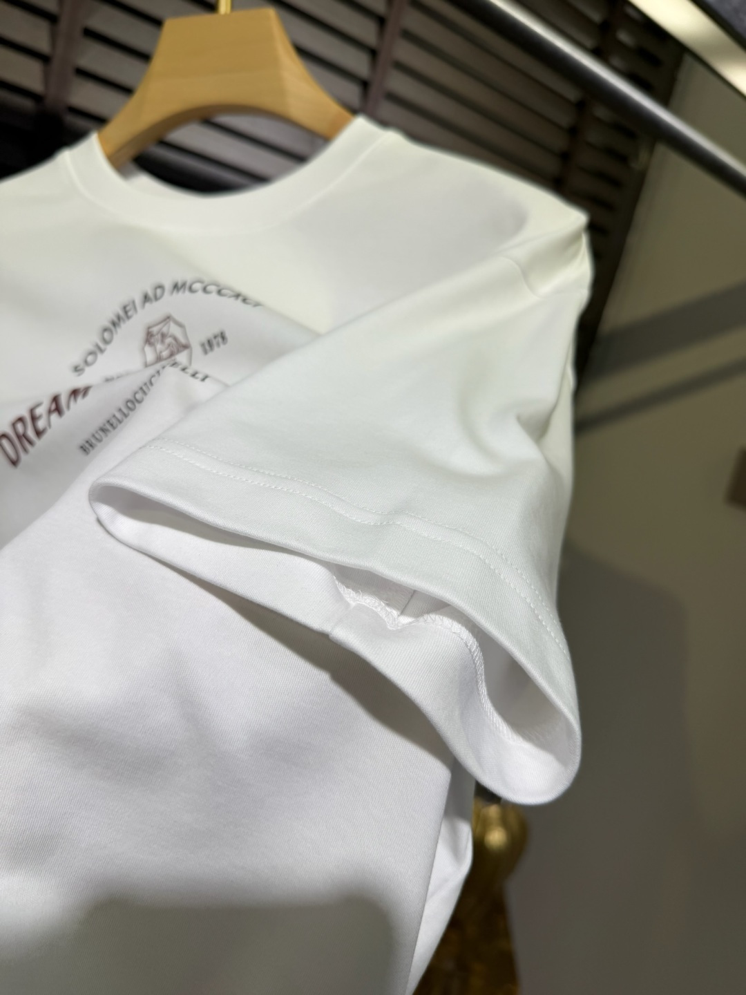 Brounello Cucinell&bc&库奇勒🎁2026SS新款圆领短袖T。采用定制高支数有机棉➕氨