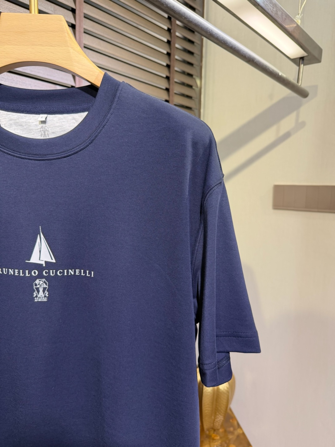 Brounello Cucinell&bc&库奇勒🎁2026SS新款圆领短袖T。采用定制高支数有机棉➕氨