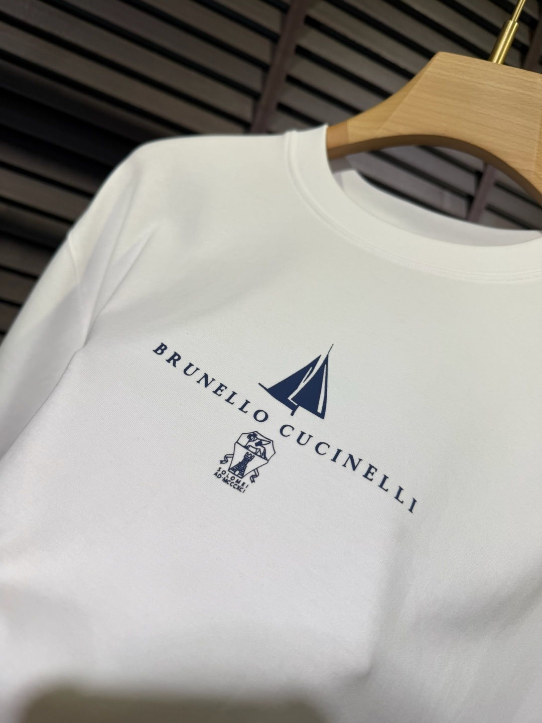 Brounello Cucinell&bc&库奇勒🎁2026SS新款圆领短袖T。采用定制高支数有机棉➕氨