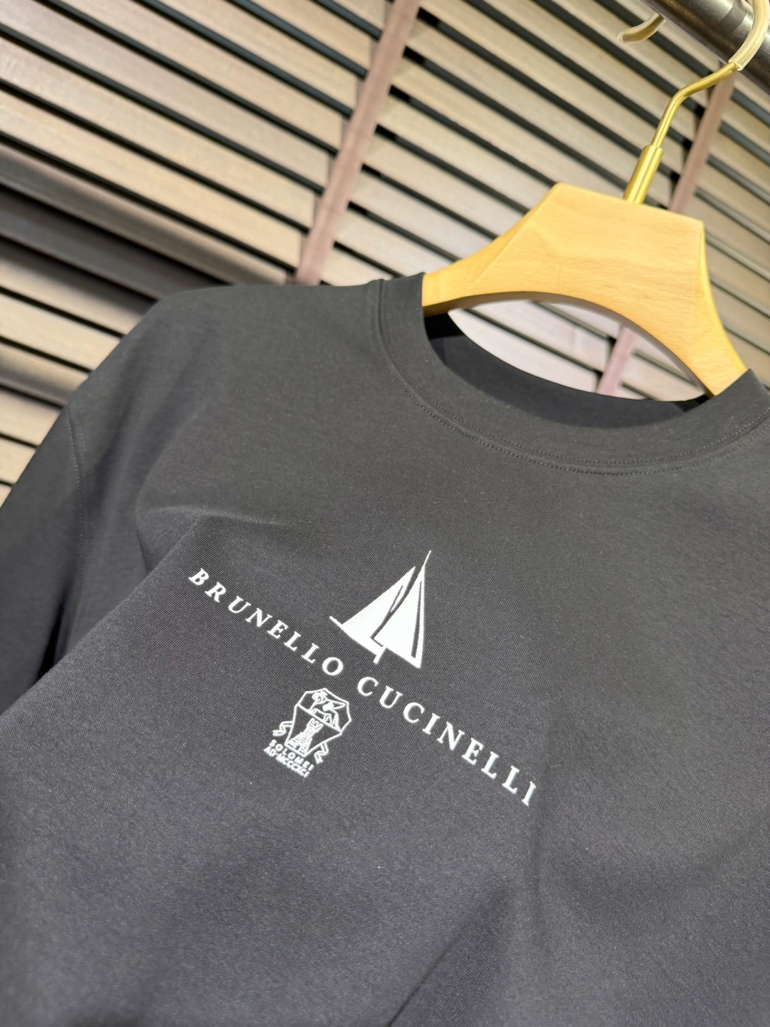 Brounello Cucinell&bc&库奇勒🎁2026SS新款圆领短袖T。采用定制高支数有机棉➕氨
