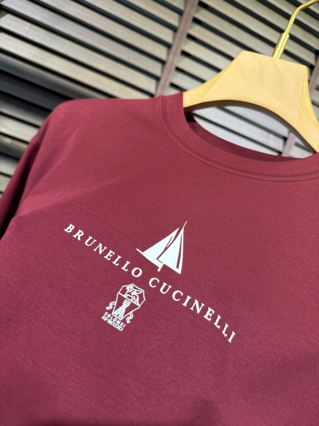 Brounello Cucinell&bc&库奇勒🎁2026SS新款圆领短袖T。采用定制高支数有机棉➕氨