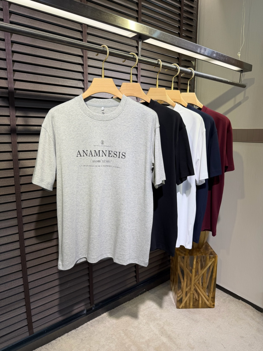 Brounello Cucinell&bc&库奇勒🎁2026SS新款圆领短袖T。采用定制高支数有机棉➕氨