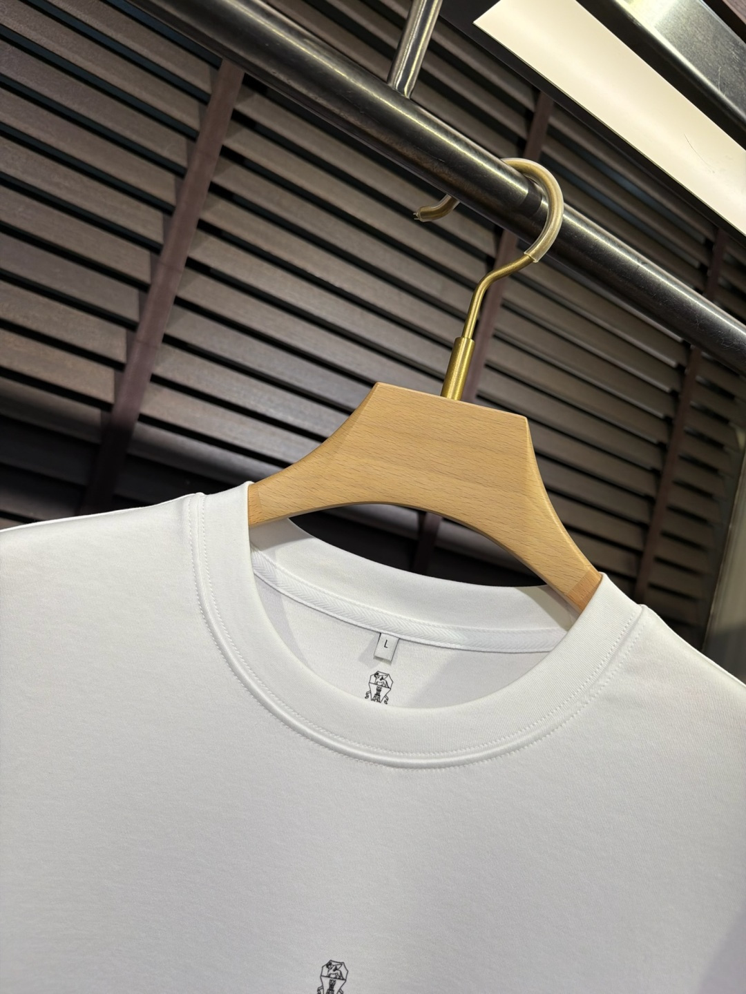 Brounello Cucinell&bc&库奇勒🎁2026SS新款圆领短袖T。采用定制高支数有机棉➕氨