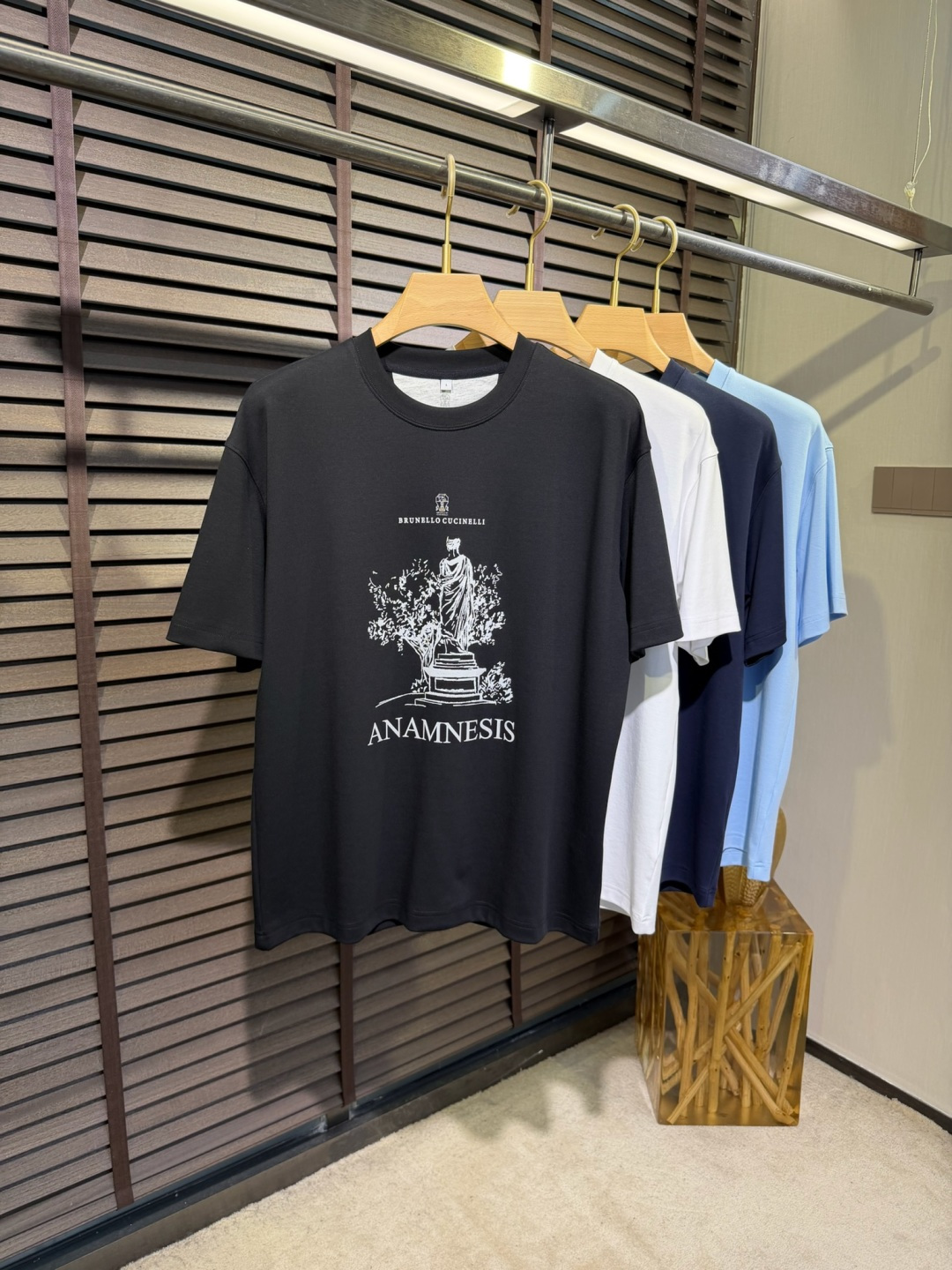 Brounello Cucinell&bc&库奇勒🎁2026SS新款圆领短袖T。采用定制高支数有机棉➕氨