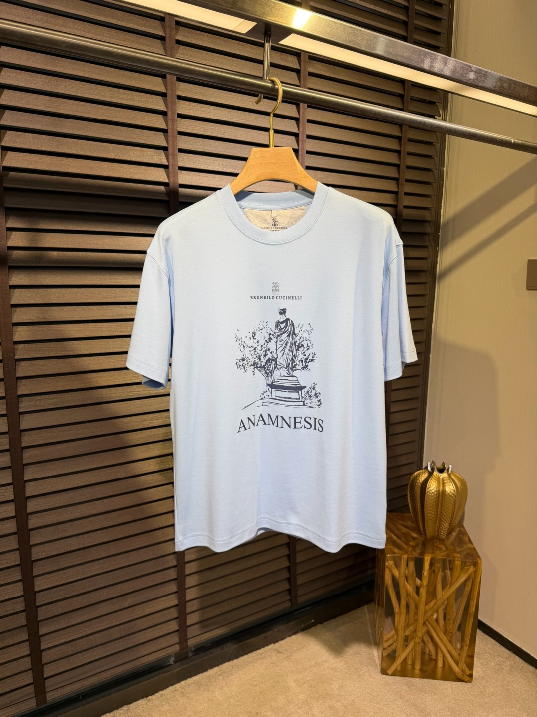 Brounello Cucinell&bc&库奇勒🎁2026SS新款圆领短袖T。采用定制高支数有机棉➕氨