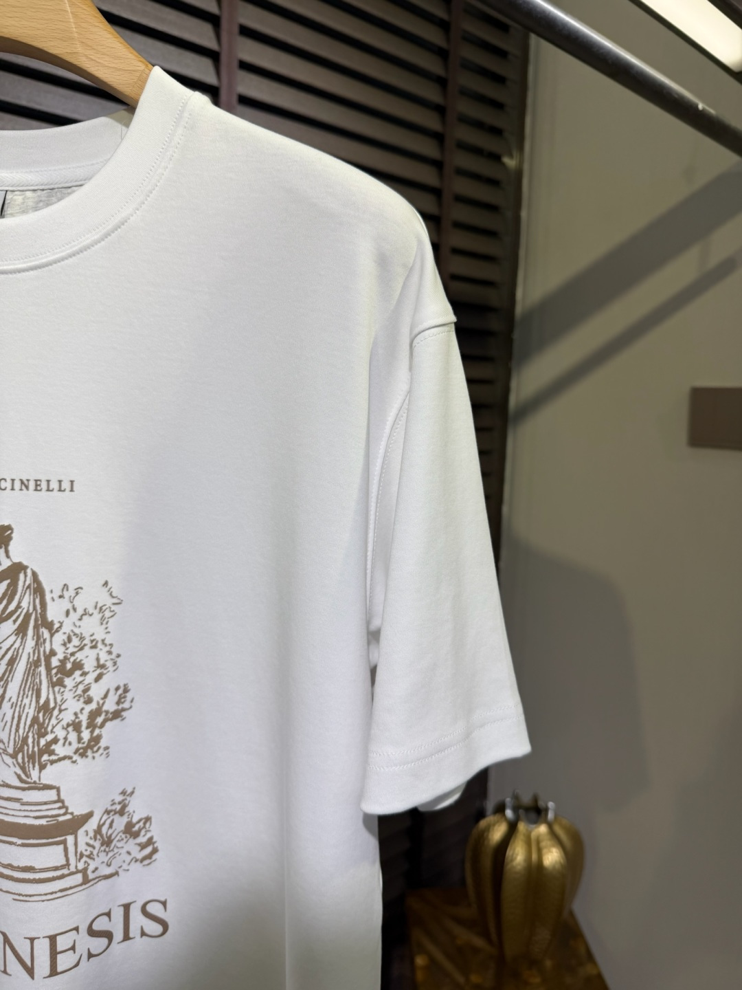 Brounello Cucinell&bc&库奇勒🎁2026SS新款圆领短袖T。采用定制高支数有机棉➕氨