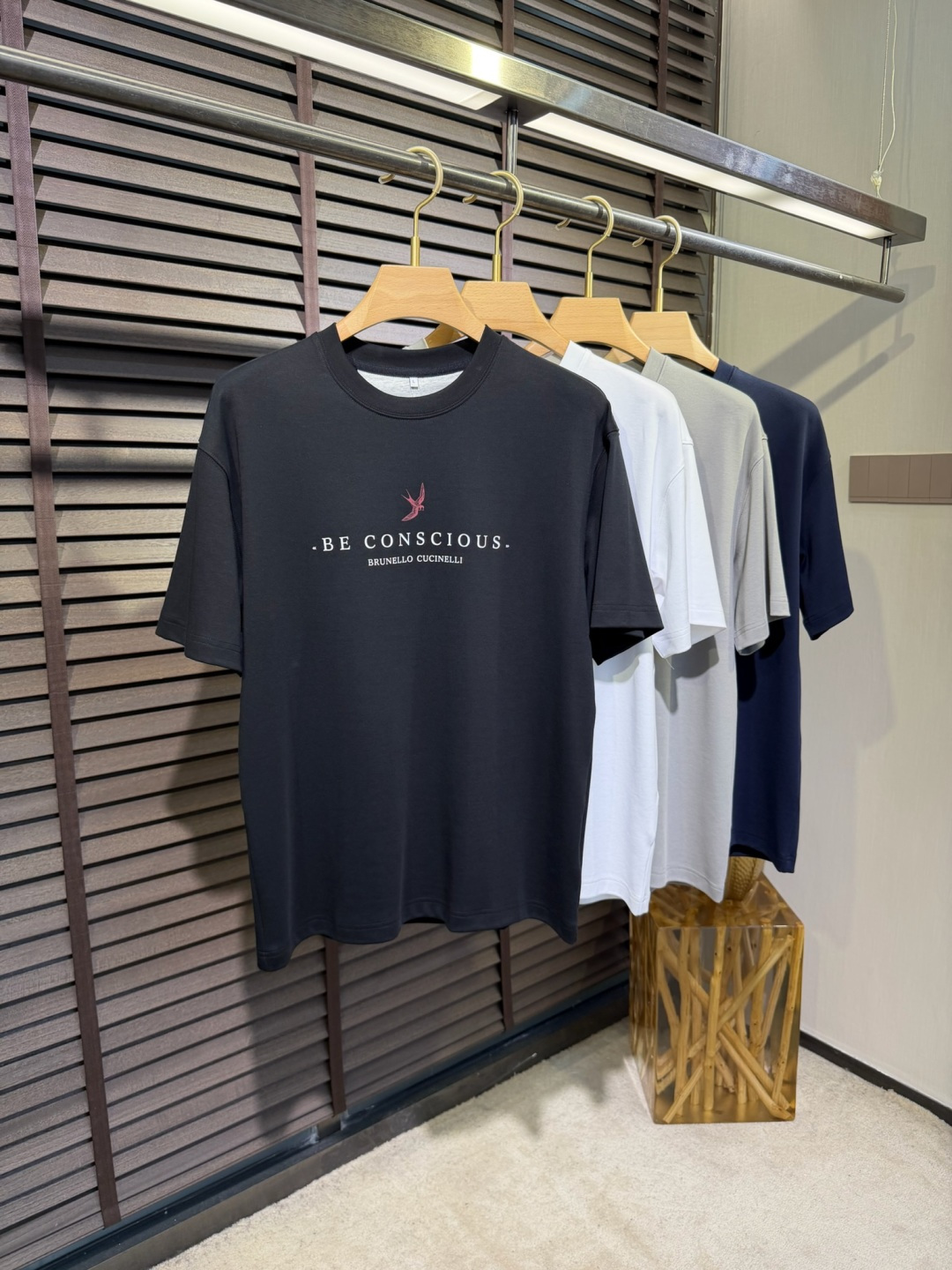 Brounello Cucinell&bc&库奇勒🎁2026SS新款圆领短袖T。采用定制高支数有机棉➕氨