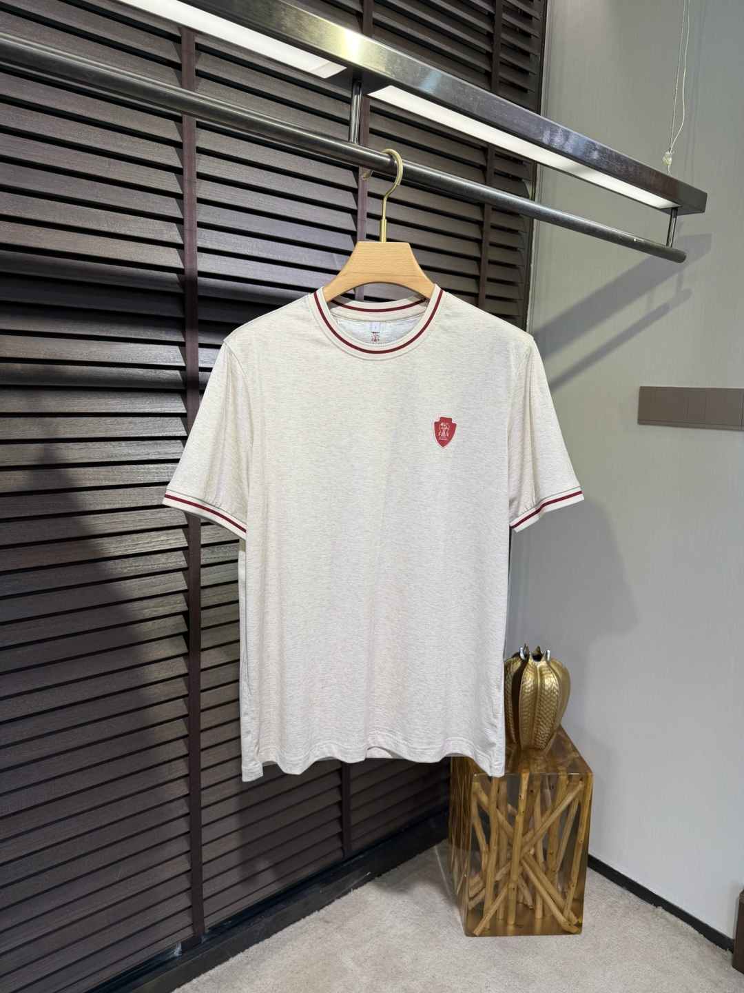 Brounello Cucinell&bc&库奇勒🎁2026SS新款圆领短袖T。采用定制高支数87%棉➕