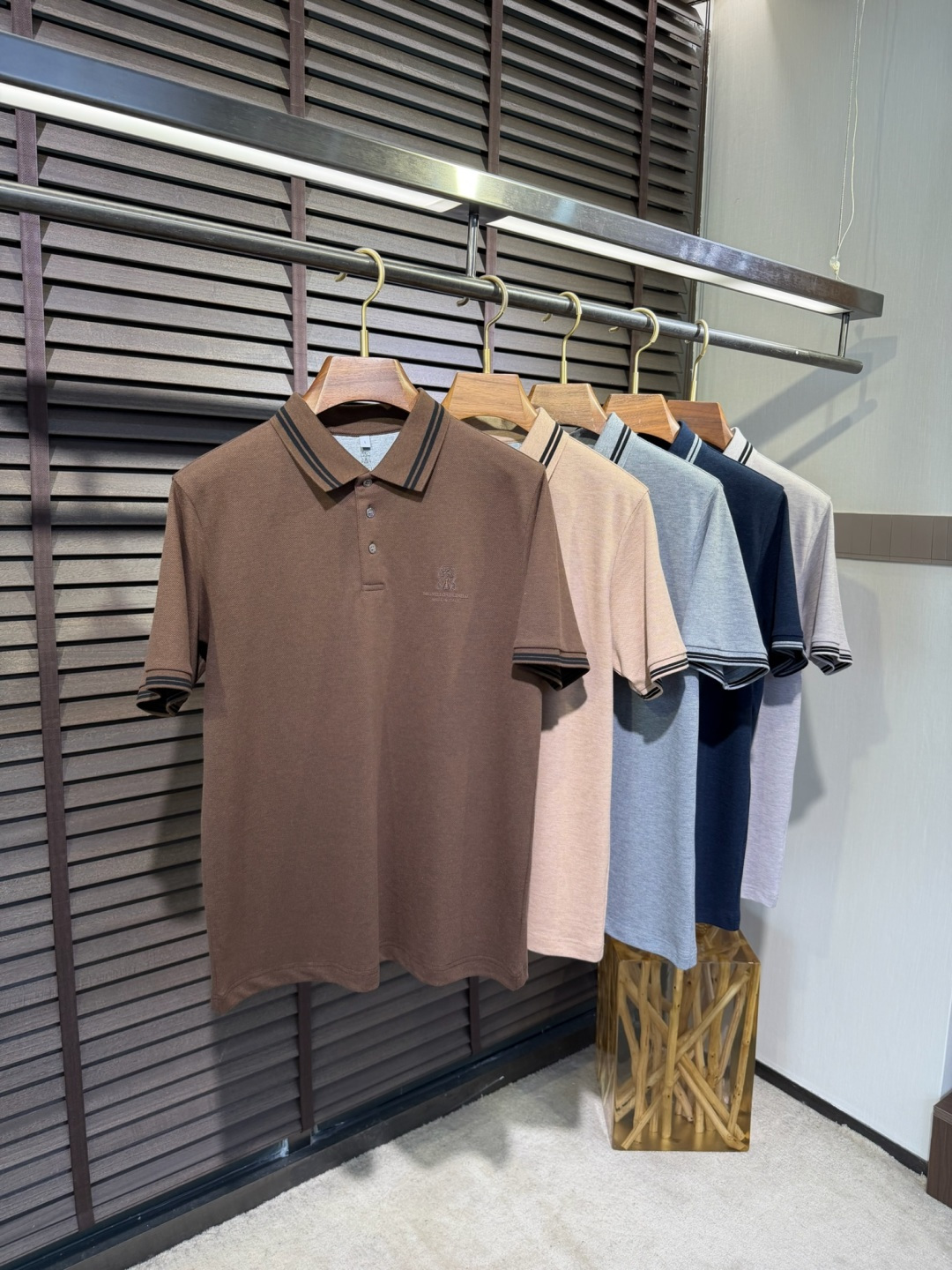 Brounello Cucinell&bc&库奇勒🎁2026SS新款Polo衫。采用定制精苏棉➕氨纶混纺