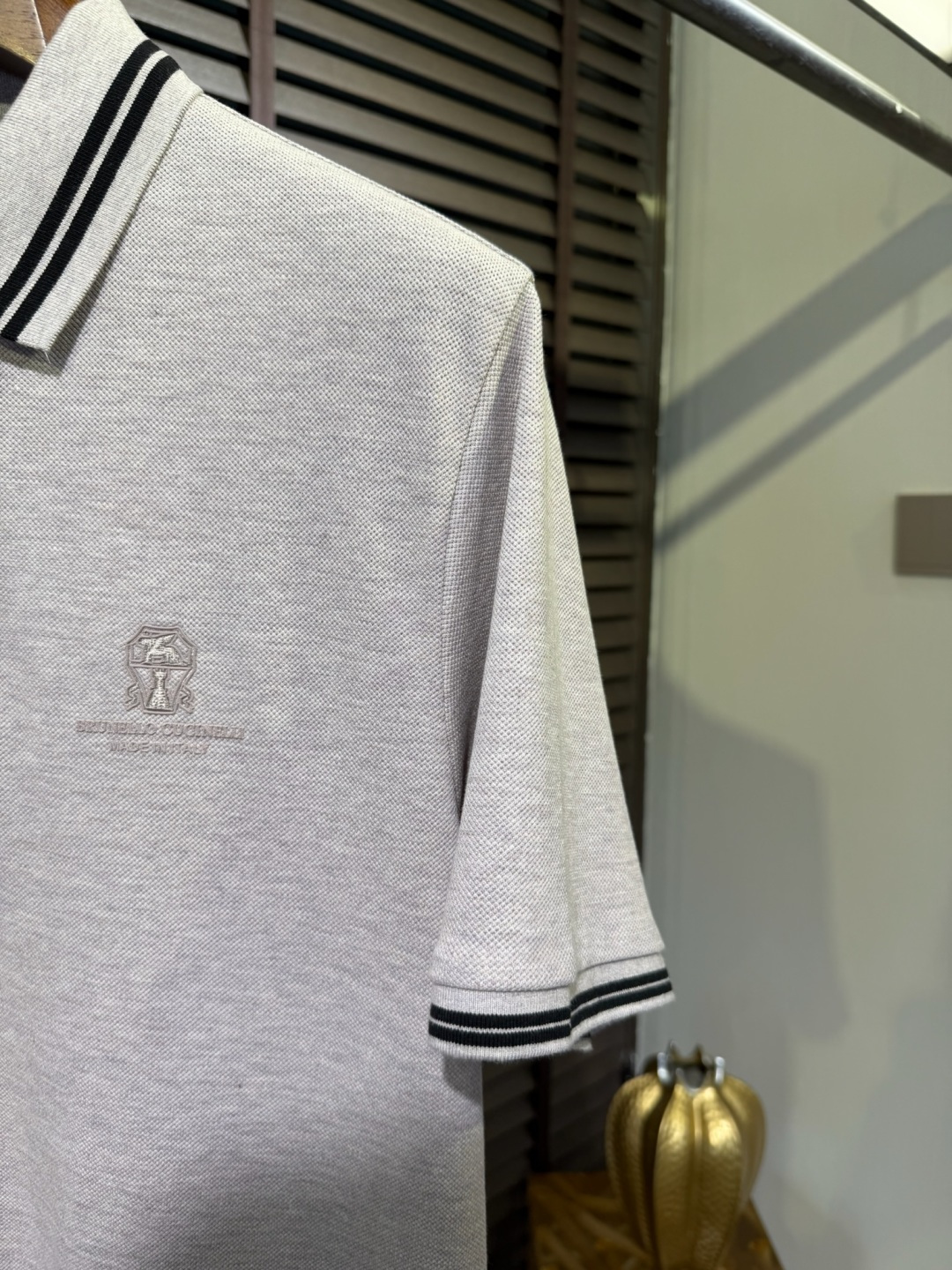 Brounello Cucinell&bc&库奇勒🎁2026SS新款Polo衫。采用定制精苏棉➕氨纶混纺