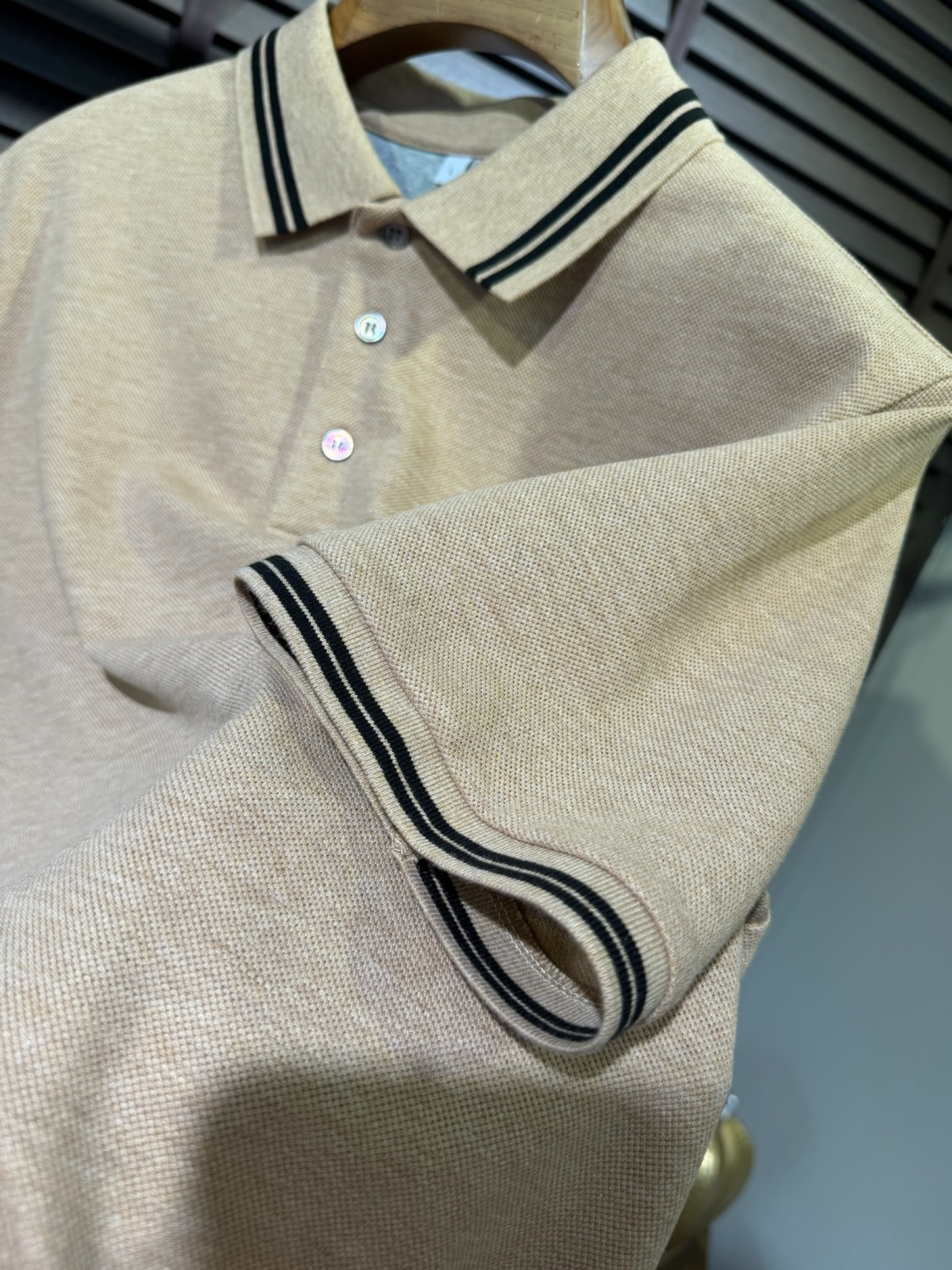 Brounello Cucinell&bc&库奇勒🎁2026SS新款Polo衫。采用定制精苏棉➕氨纶混纺