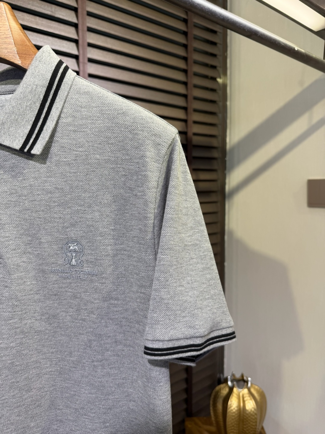 Brounello Cucinell&bc&库奇勒🎁2026SS新款Polo衫。采用定制精苏棉➕氨纶混纺