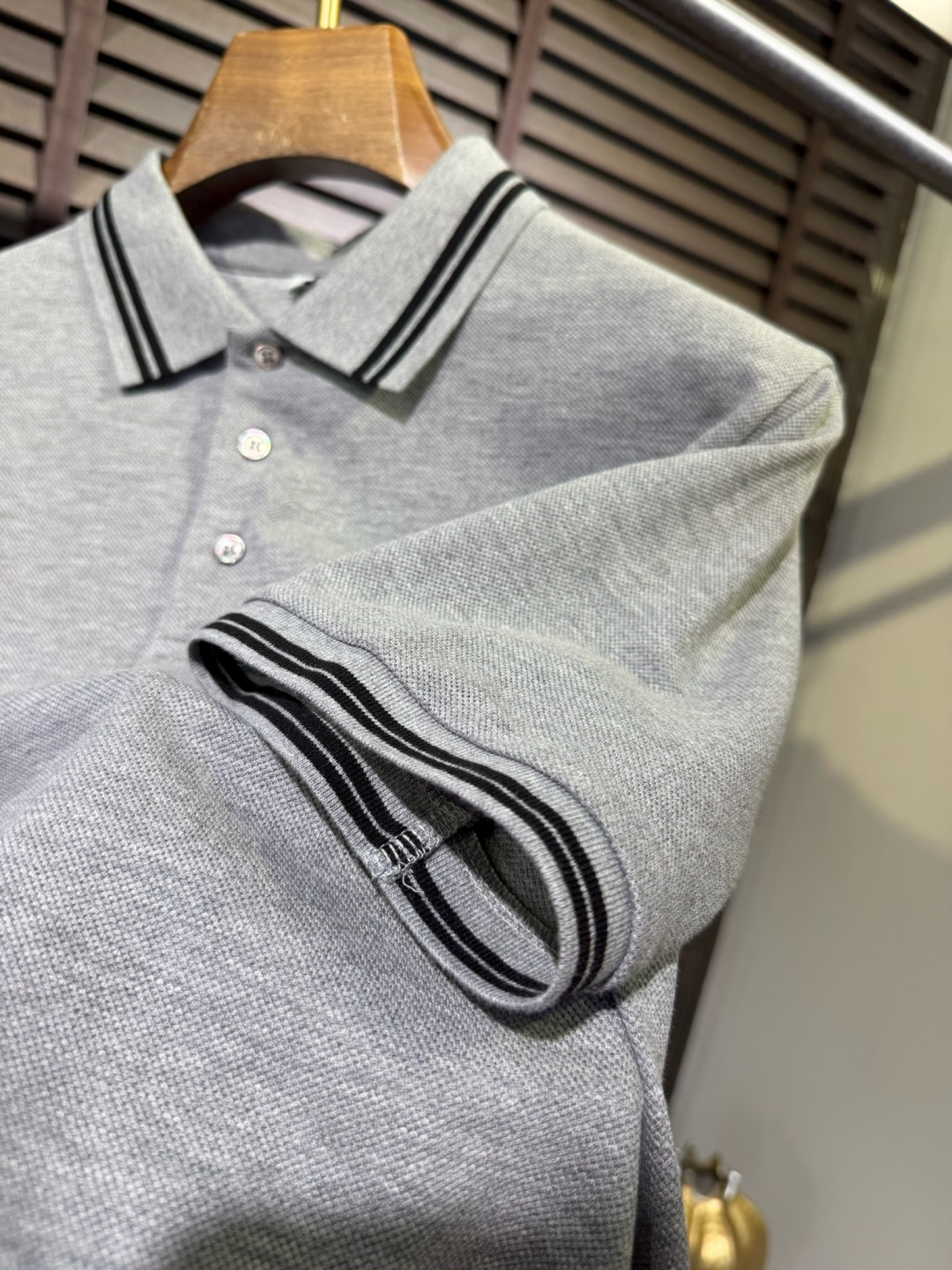 Brounello Cucinell&bc&库奇勒🎁2026SS新款Polo衫。采用定制精苏棉➕氨纶混纺