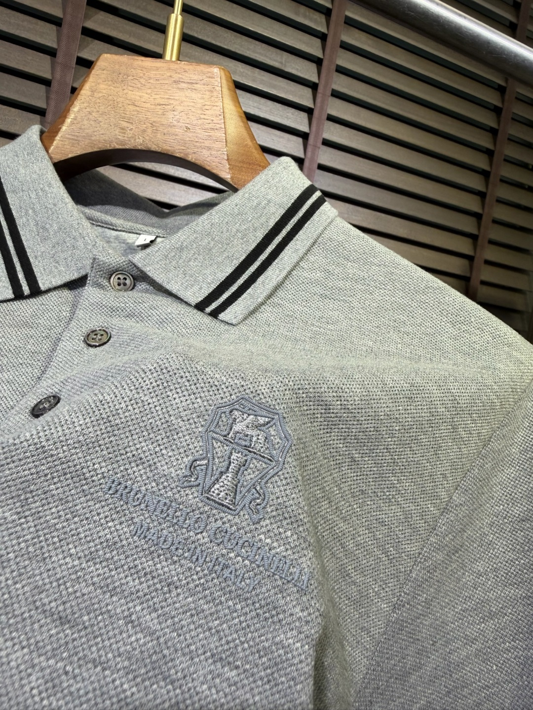 Brounello Cucinell&bc&库奇勒🎁2026SS新款Polo衫。采用定制精苏棉➕氨纶混纺