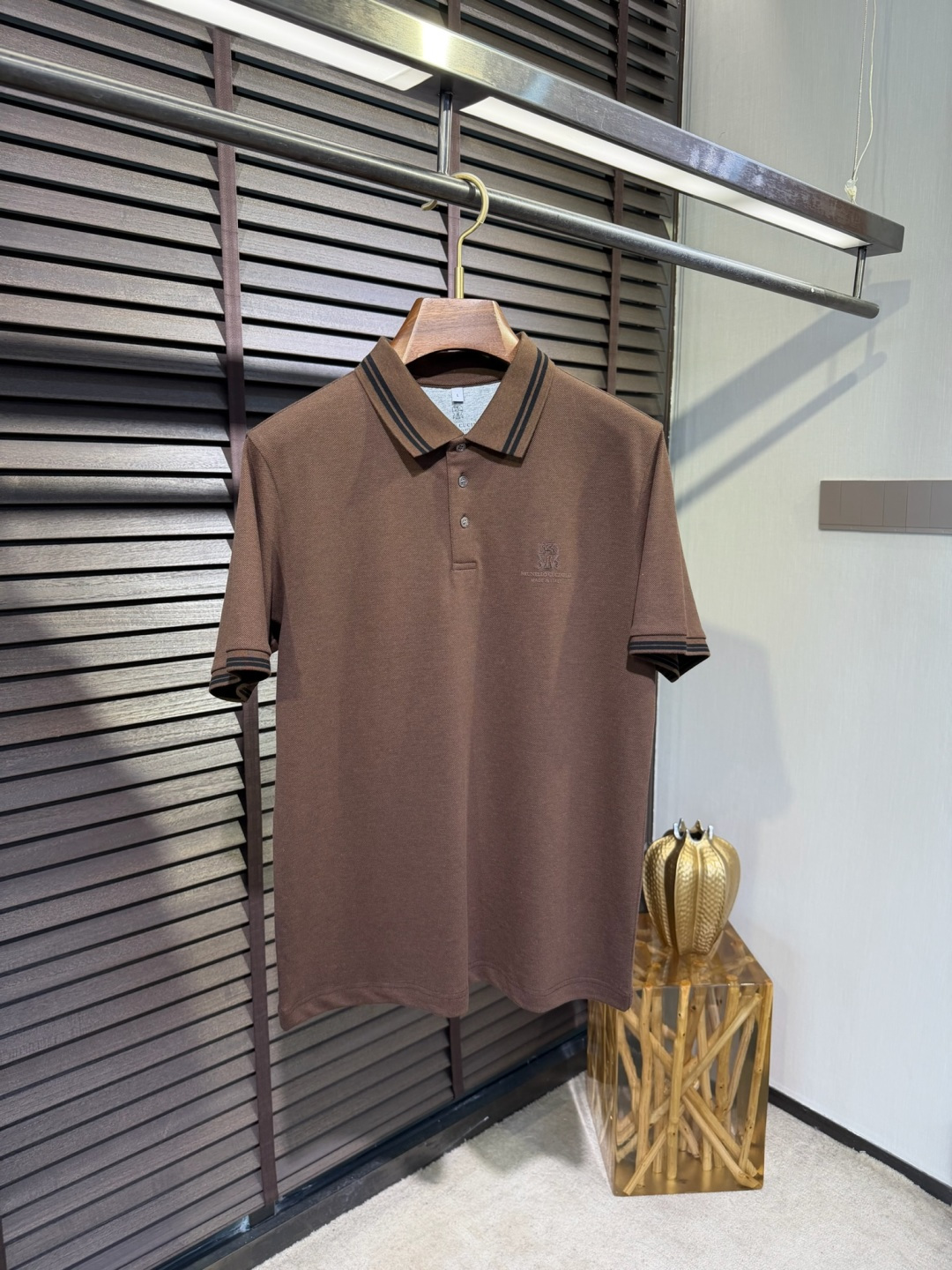 Brounello Cucinell&bc&库奇勒🎁2026SS新款Polo衫。采用定制精苏棉➕氨纶混纺