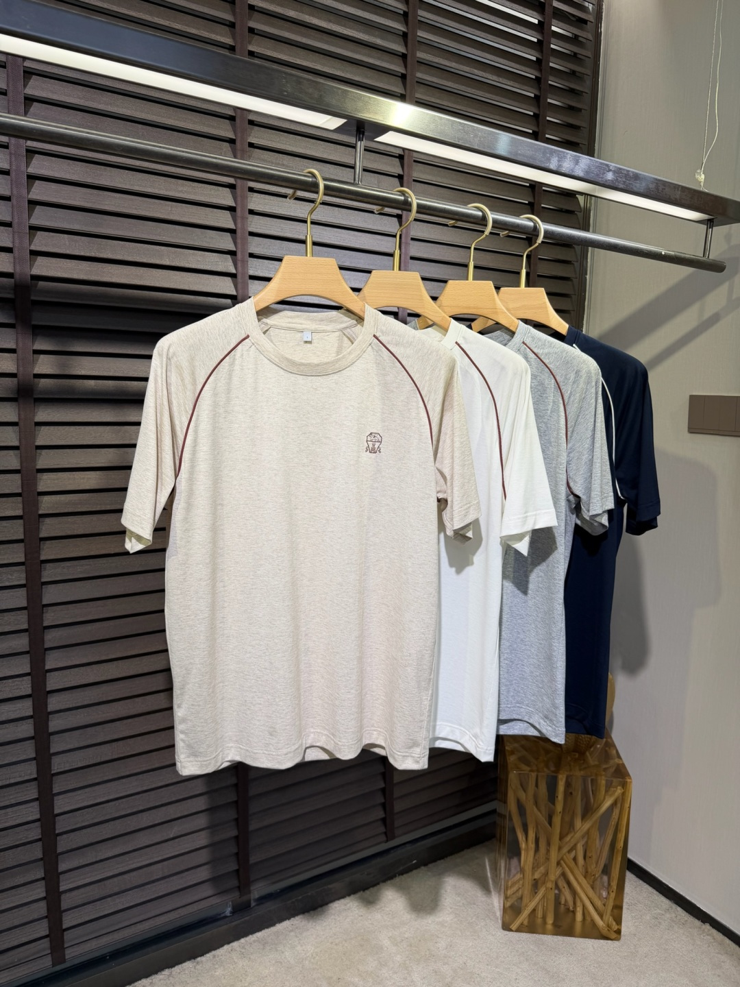 Brounello Cucinell&bc&库奇勒🎁2026SS新款圆领短袖T。采用定制高支数87%棉➕