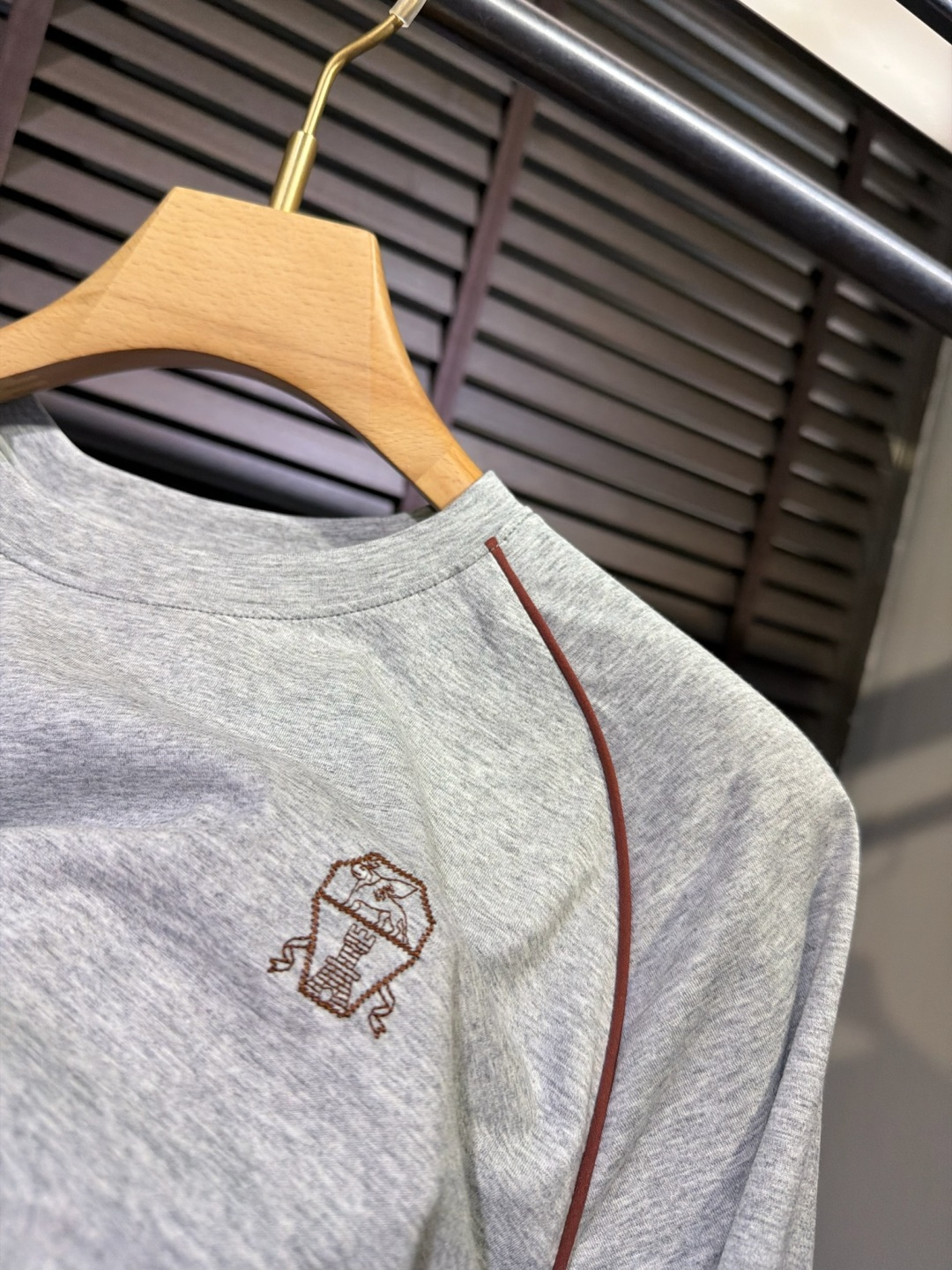 Brounello Cucinell&bc&库奇勒🎁2026SS新款圆领短袖T。采用定制高支数87%棉➕