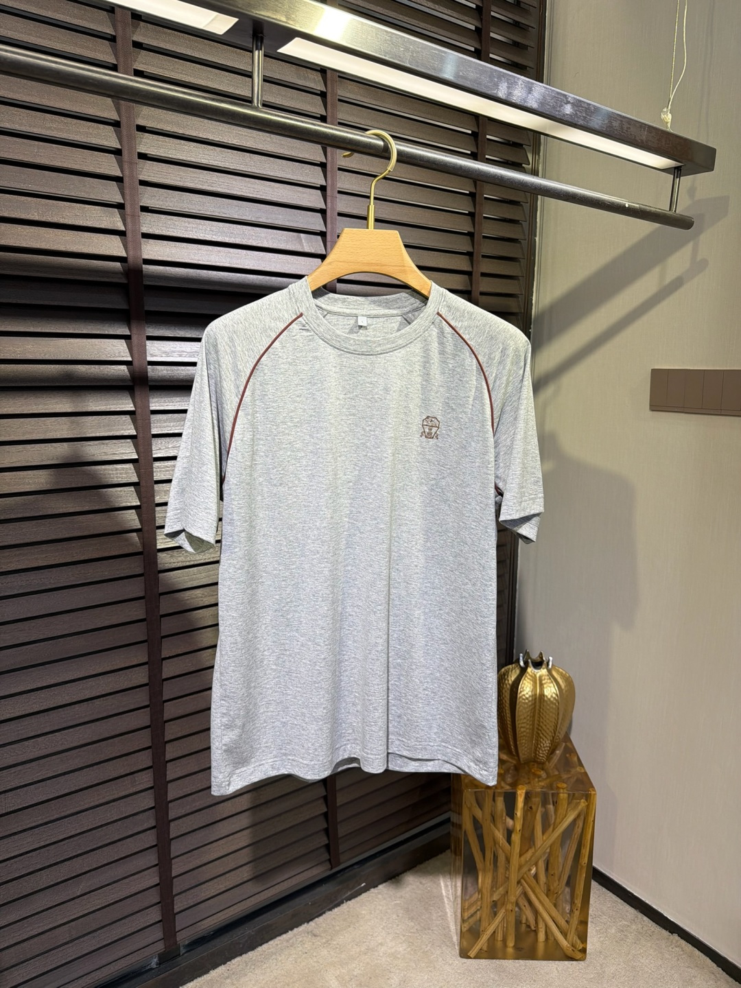Brounello Cucinell&bc&库奇勒🎁2026SS新款圆领短袖T。采用定制高支数87%棉➕