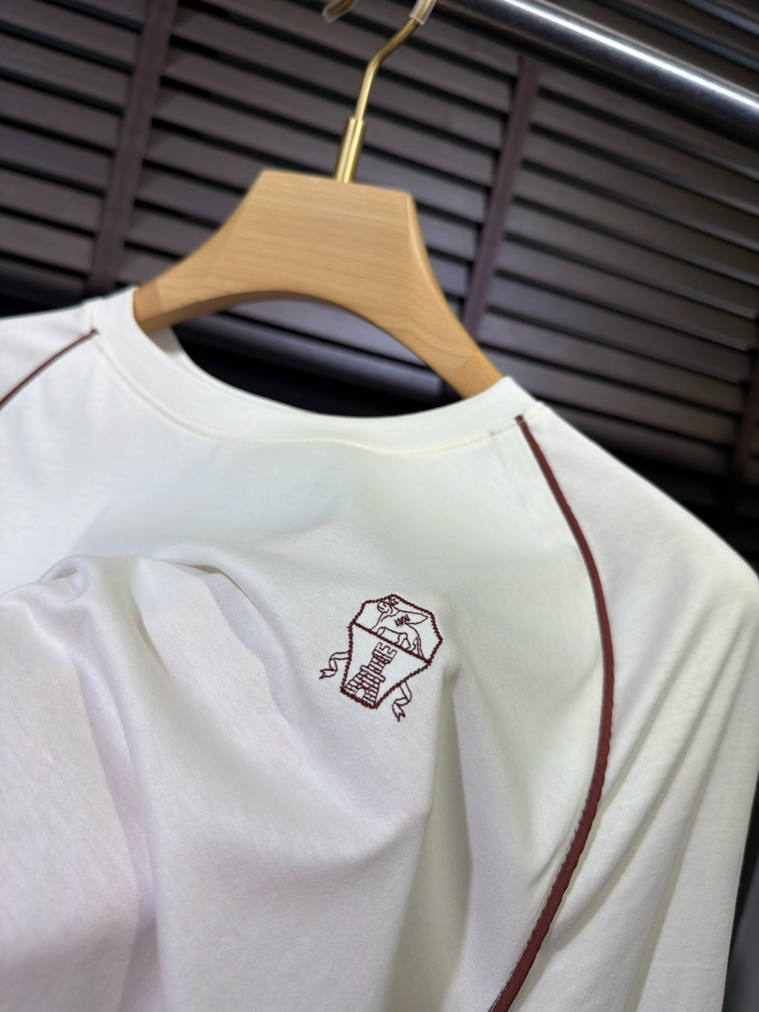 Brounello Cucinell&bc&库奇勒🎁2026SS新款圆领短袖T。采用定制高支数87%棉➕