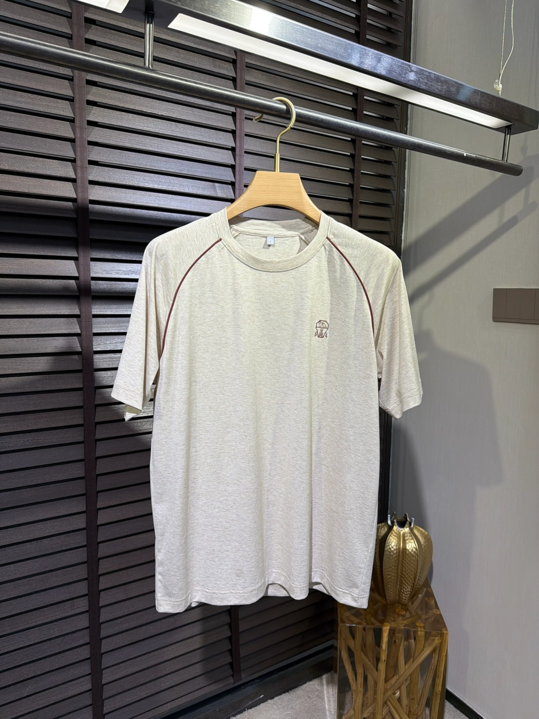 Brounello Cucinell&bc&库奇勒🎁2026SS新款圆领短袖T。采用定制高支数87%棉➕