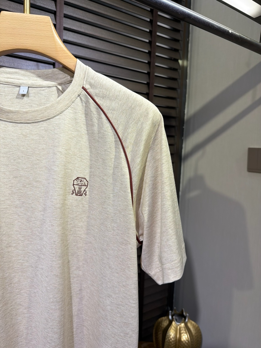 Brounello Cucinell&bc&库奇勒🎁2026SS新款圆领短袖T。采用定制高支数87%棉➕