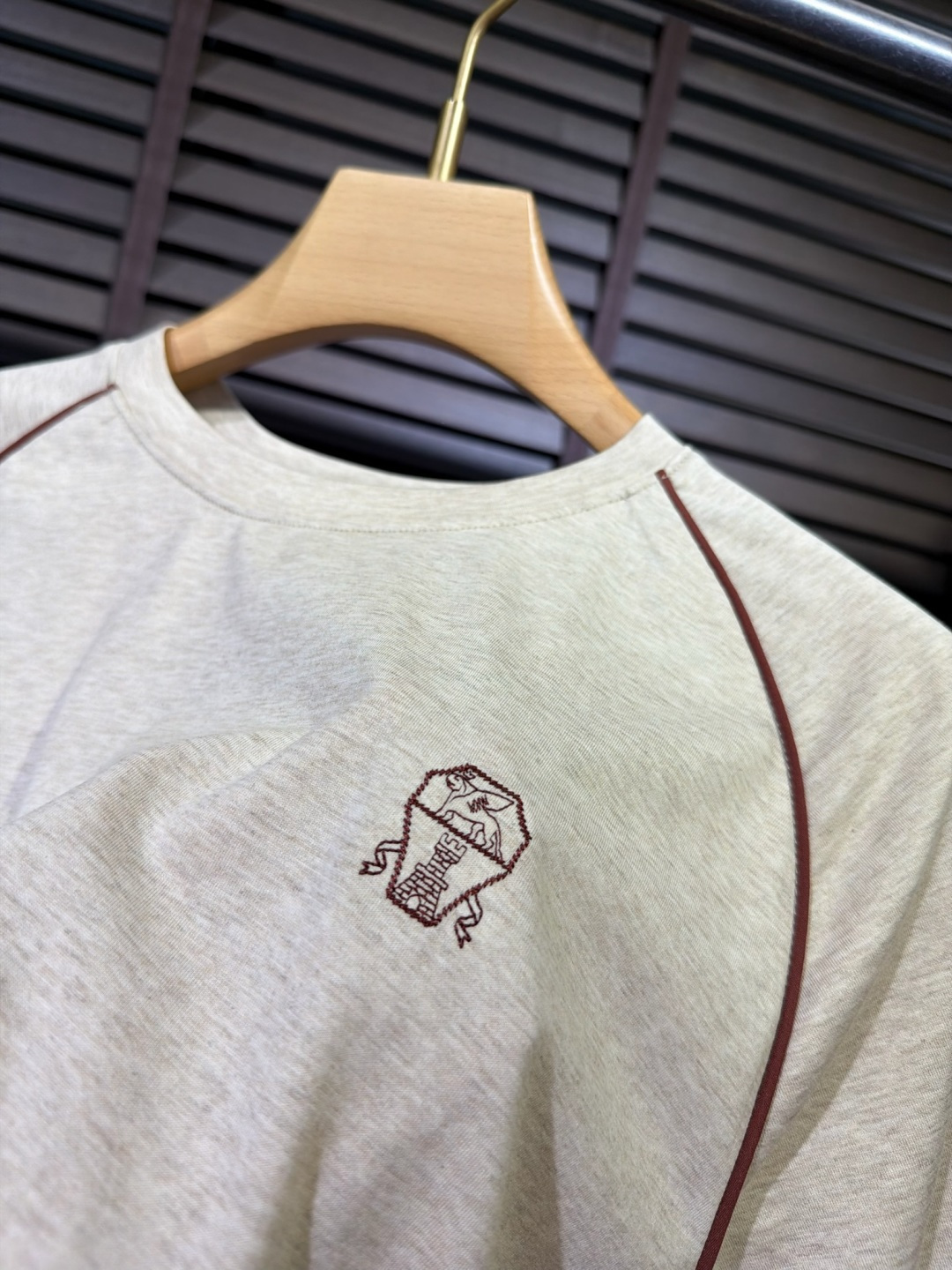 Brounello Cucinell&bc&库奇勒🎁2026SS新款圆领短袖T。采用定制高支数87%棉➕