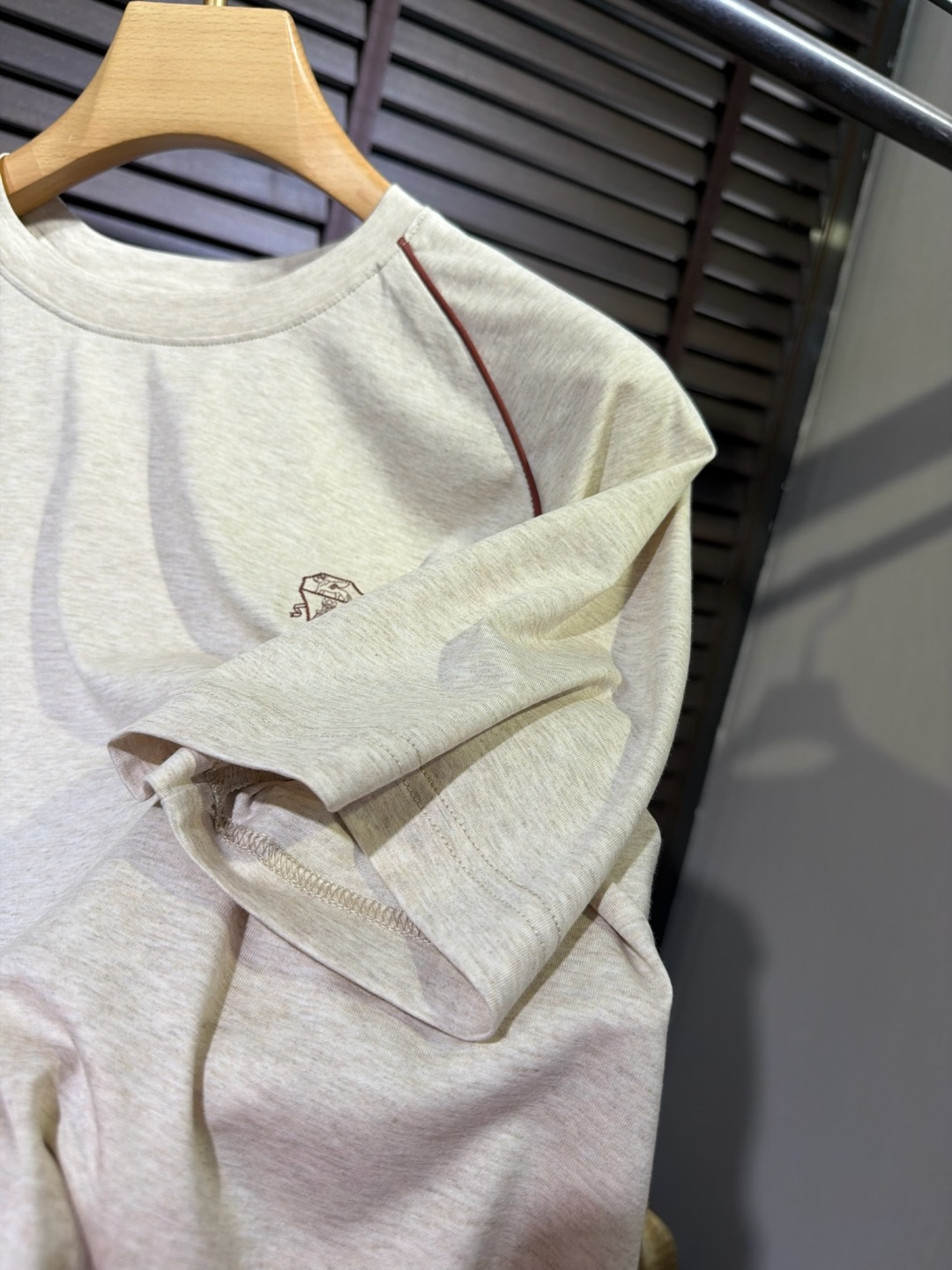 Brounello Cucinell&bc&库奇勒🎁2026SS新款圆领短袖T。采用定制高支数87%棉➕