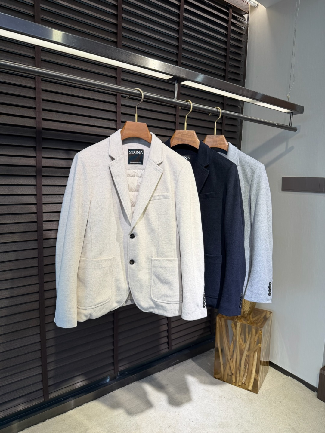 Zegn&杰尼🦷FW2026 Cashmere wool down suit 【Fabric/面料】羊绒羊毛混纺➕环保聚