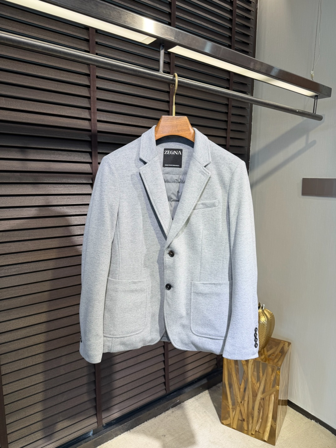 Zegn&杰尼🦷FW2026 Cashmere wool down suit 【Fabric/面料】羊绒羊毛混纺➕环保聚
