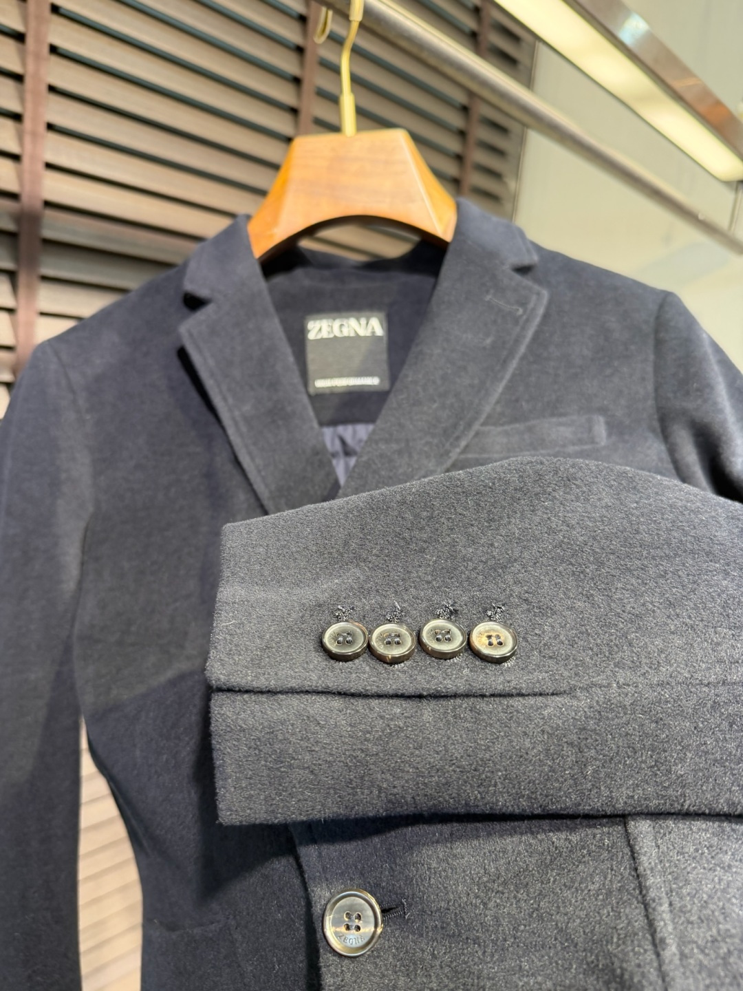 Zegn&杰尼🦷FW2026 Cashmere wool down suit 【Fabric/面料】羊绒羊毛混纺➕环保聚 Zegn&杰尼🦷FW2026 Cashmere wool down suit 【Fabric/面料】羊绒羊毛混纺➕环保聚
